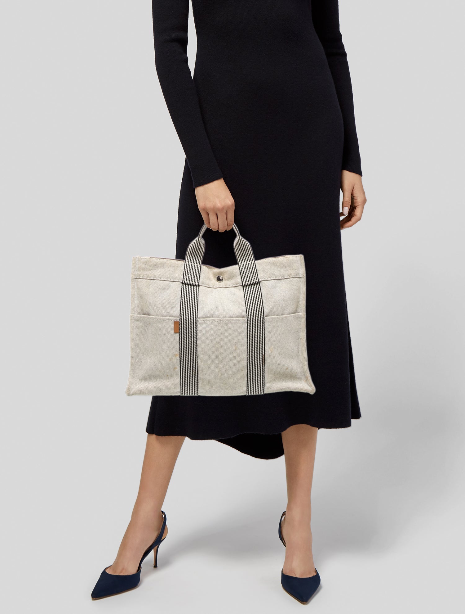 Hermès Toile Fourre-Tout MM