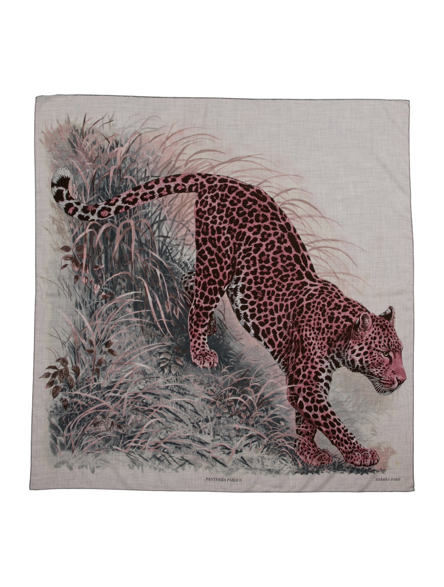 Hermès Panthera Pardus Cashmere Shawl