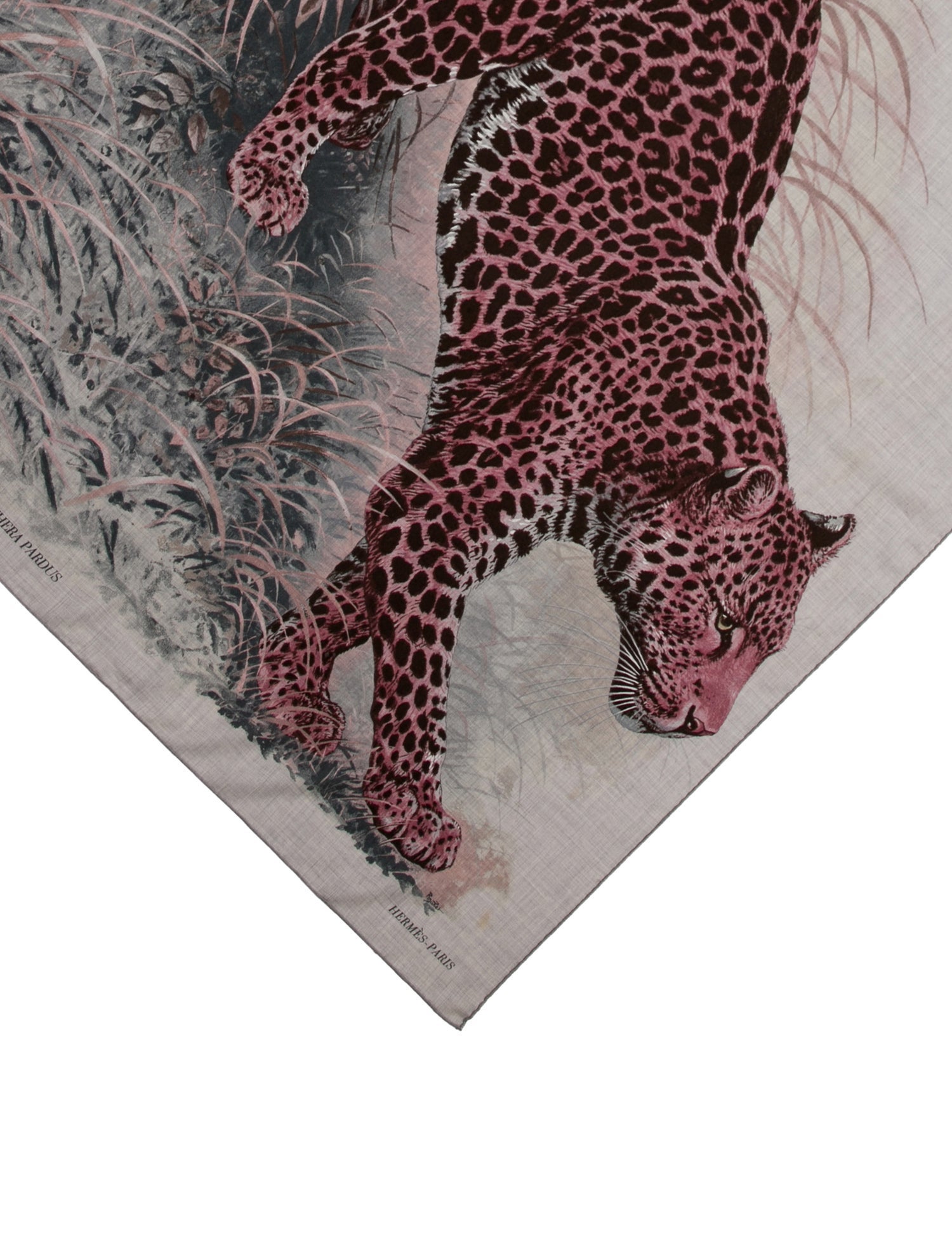 Hermès Panthera Pardus Cashmere Shawl