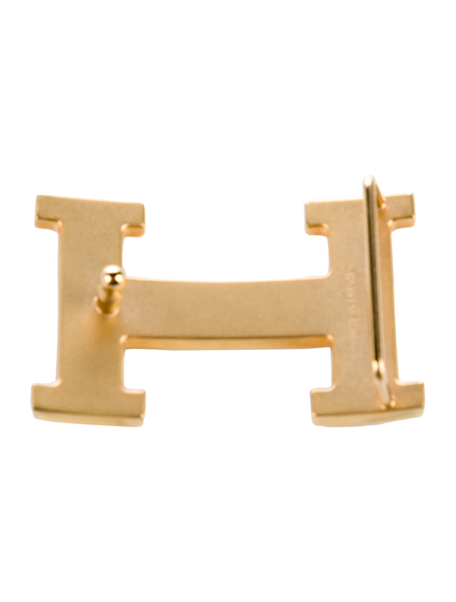 Hermès 32 mm Metal H Martelée Buckle