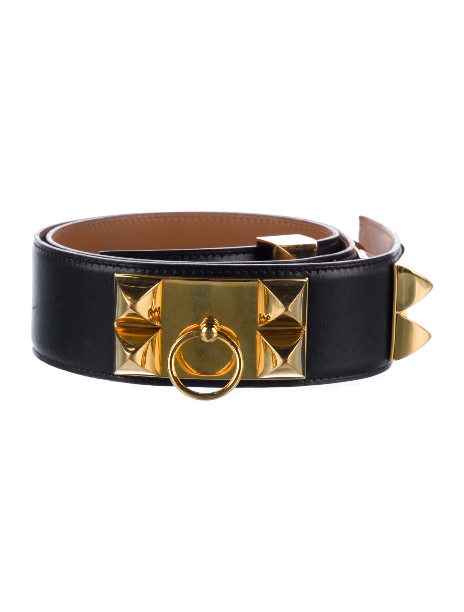 Hermès 42 mm Box Leather Collier de Chien Belt