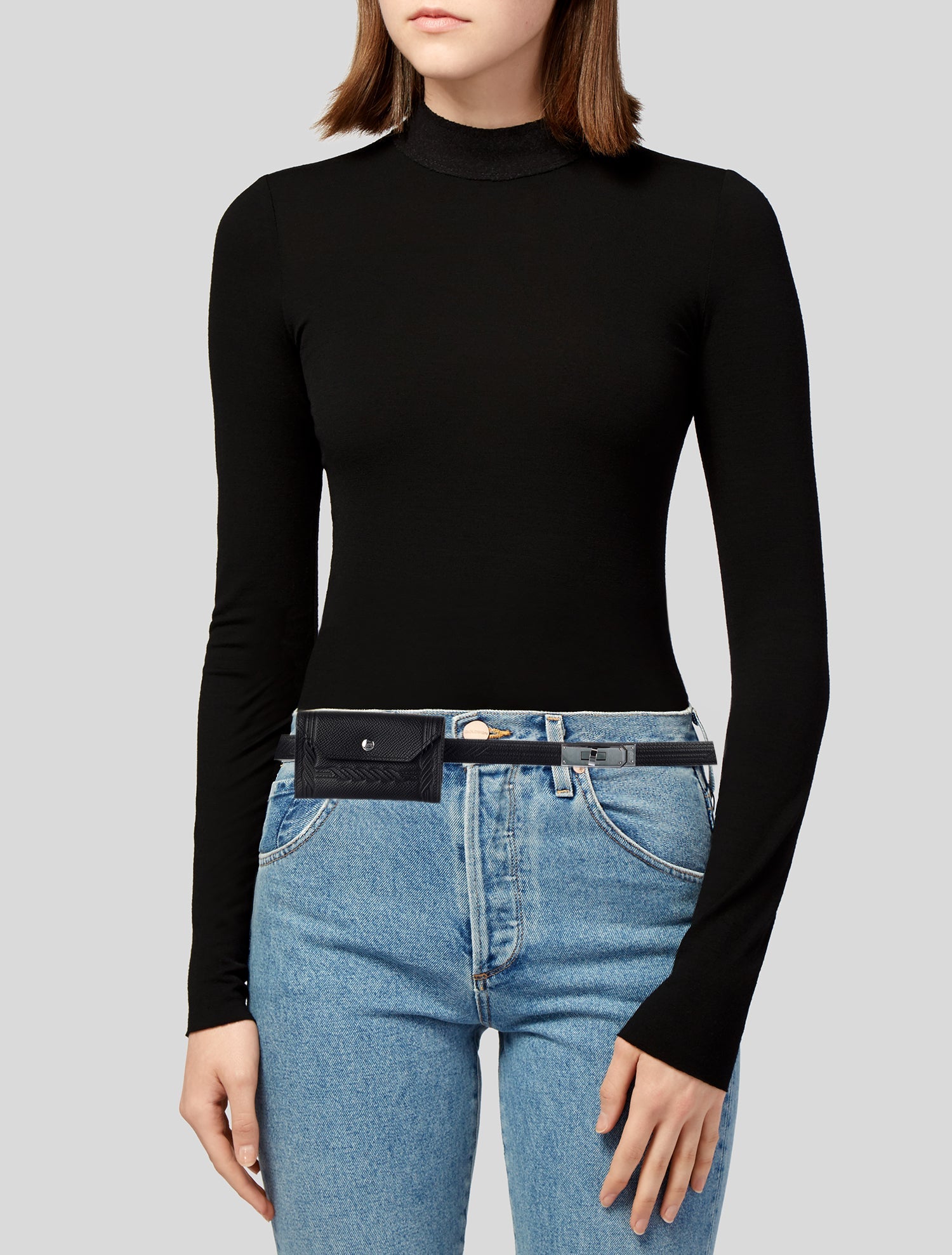 Hermès 18 mm Epsom Leather Kelly Belt