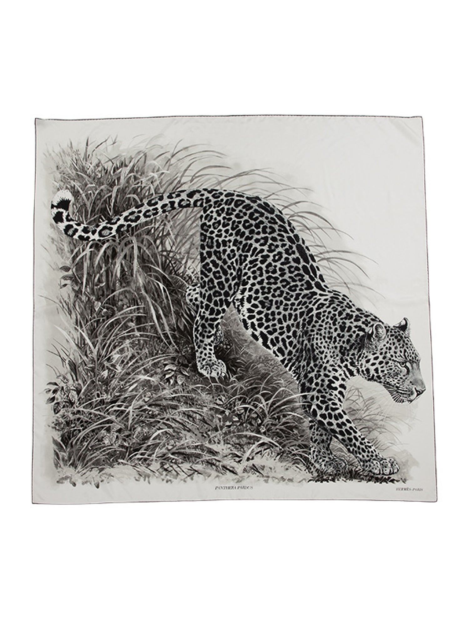 Hermès Panthera Pardus Silk Shawl
