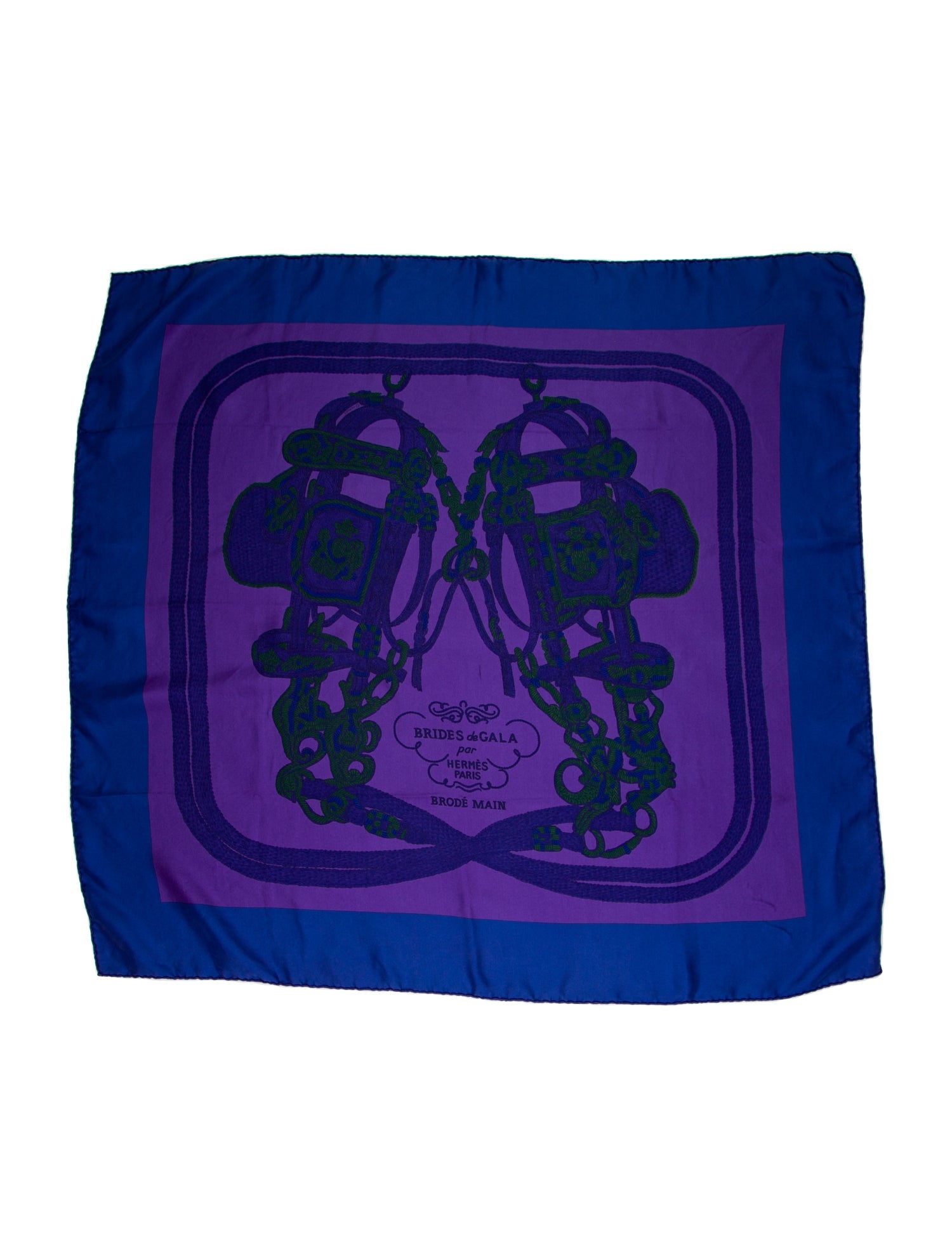 Hermès Brides de Gala Dip Dye Silk Scarf