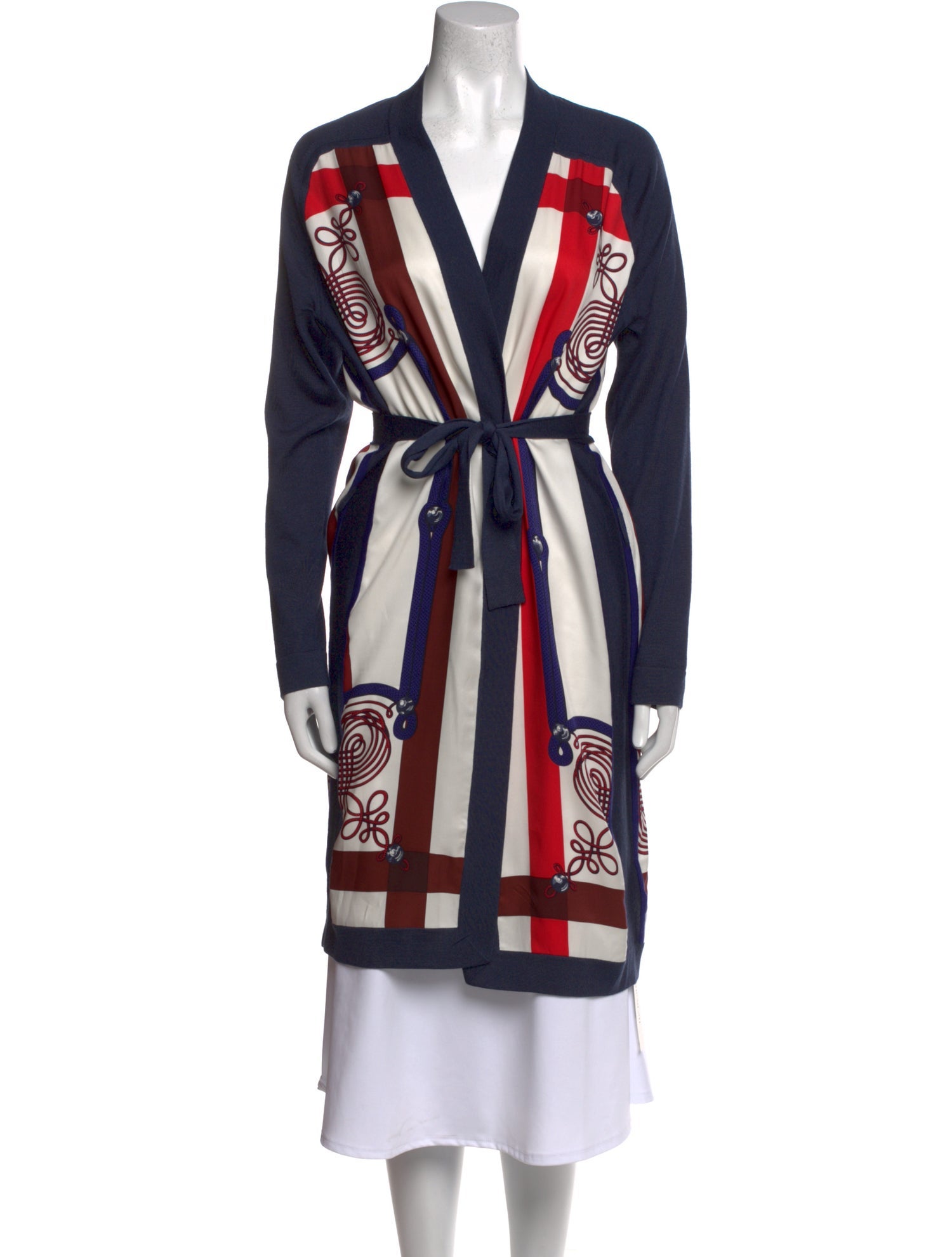 Hermès Silk Printed Robe