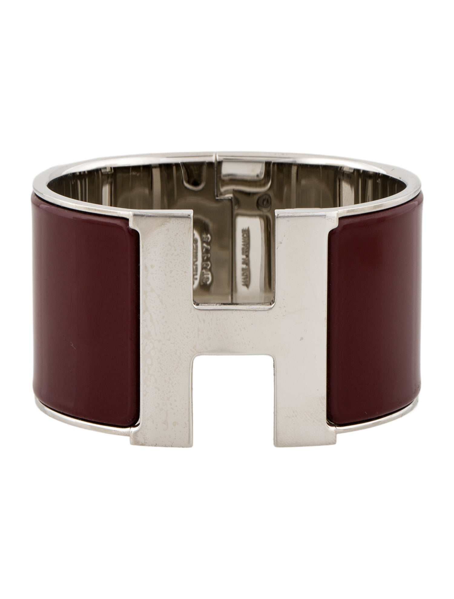 Hermès Clic H XL Bangle Bracelet