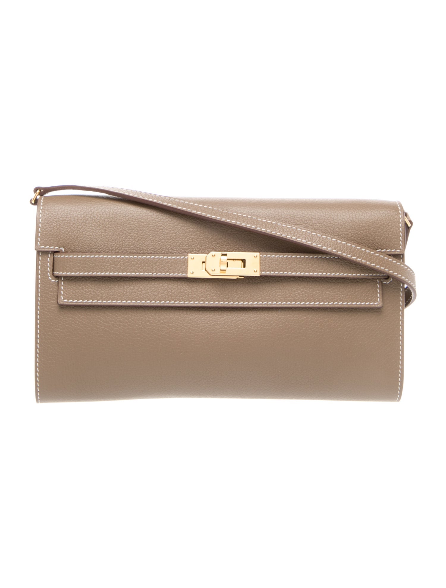 Hermès 2024 Evercolor Kelly To Go Wallet