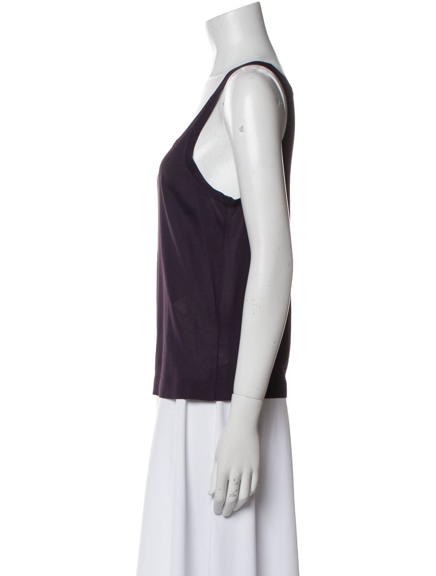 Hermès Scoop Neck Sleeveless Top