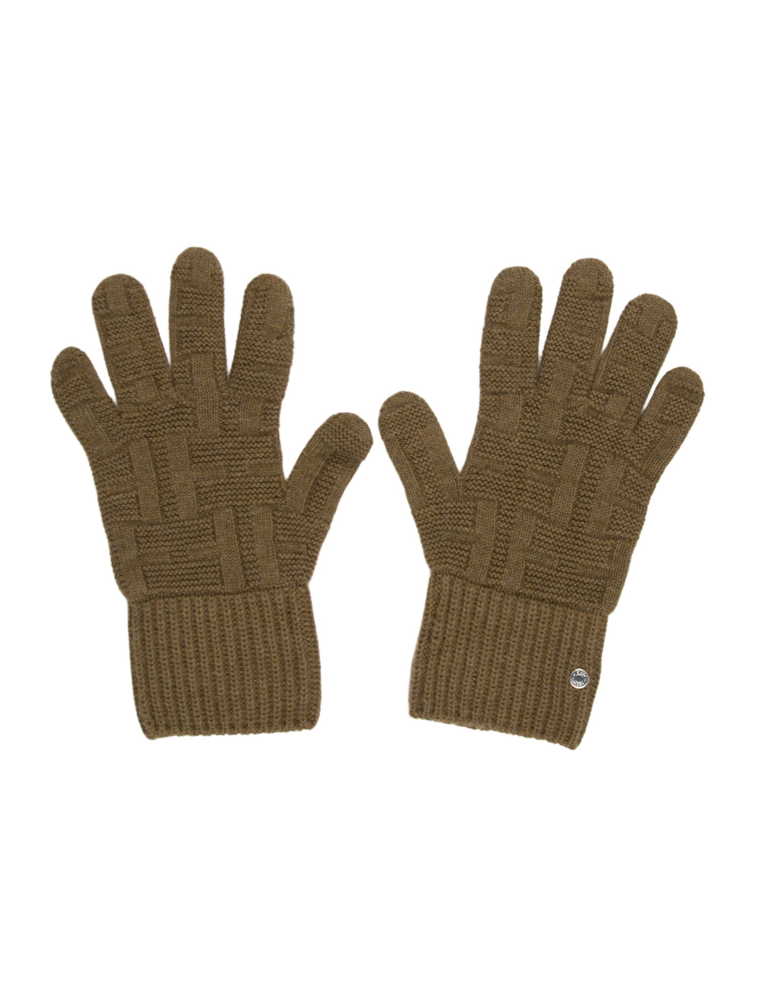 Hermès Patterned Virgin Wool Gloves