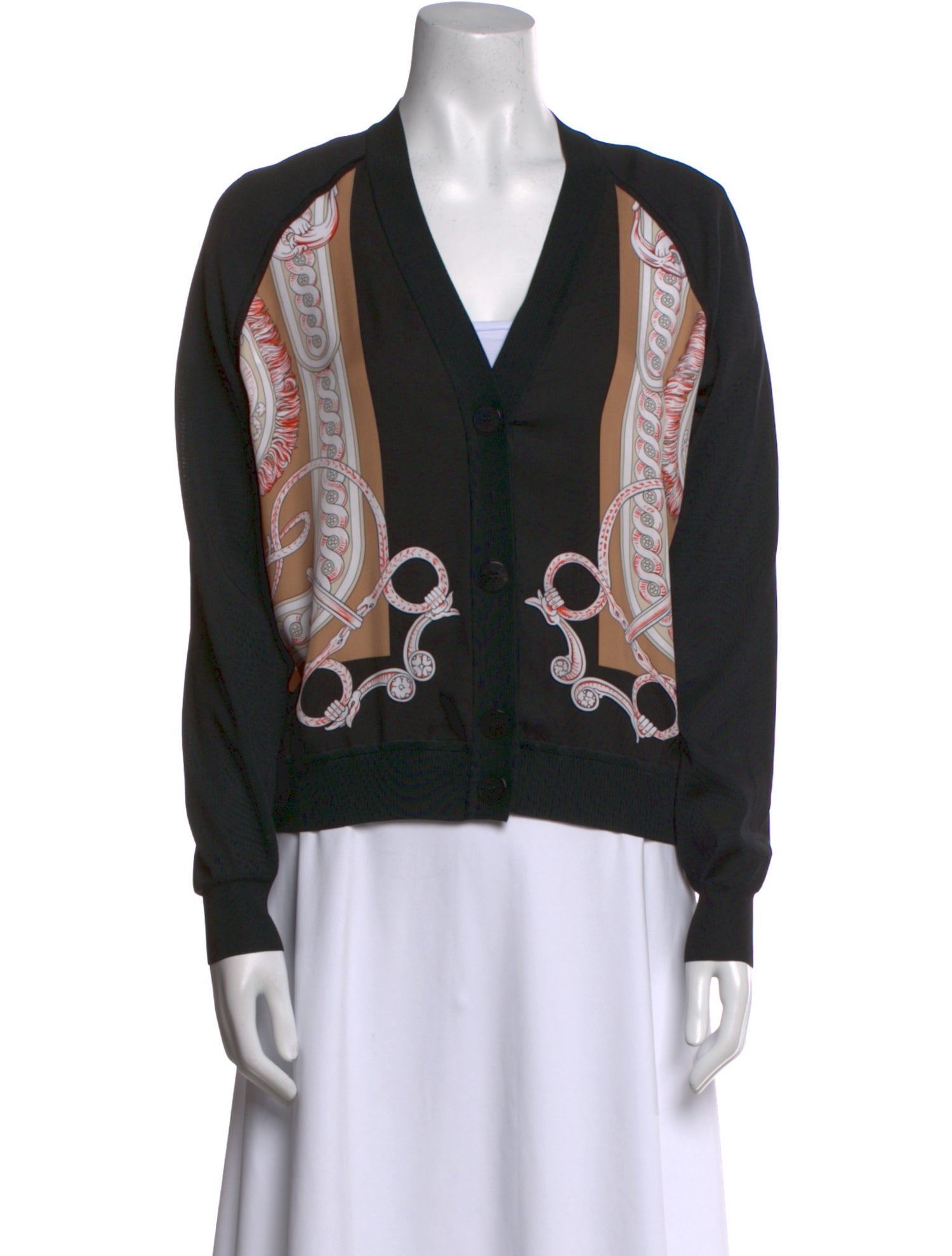 Hermès Silk Printed Sweater w/ Tags