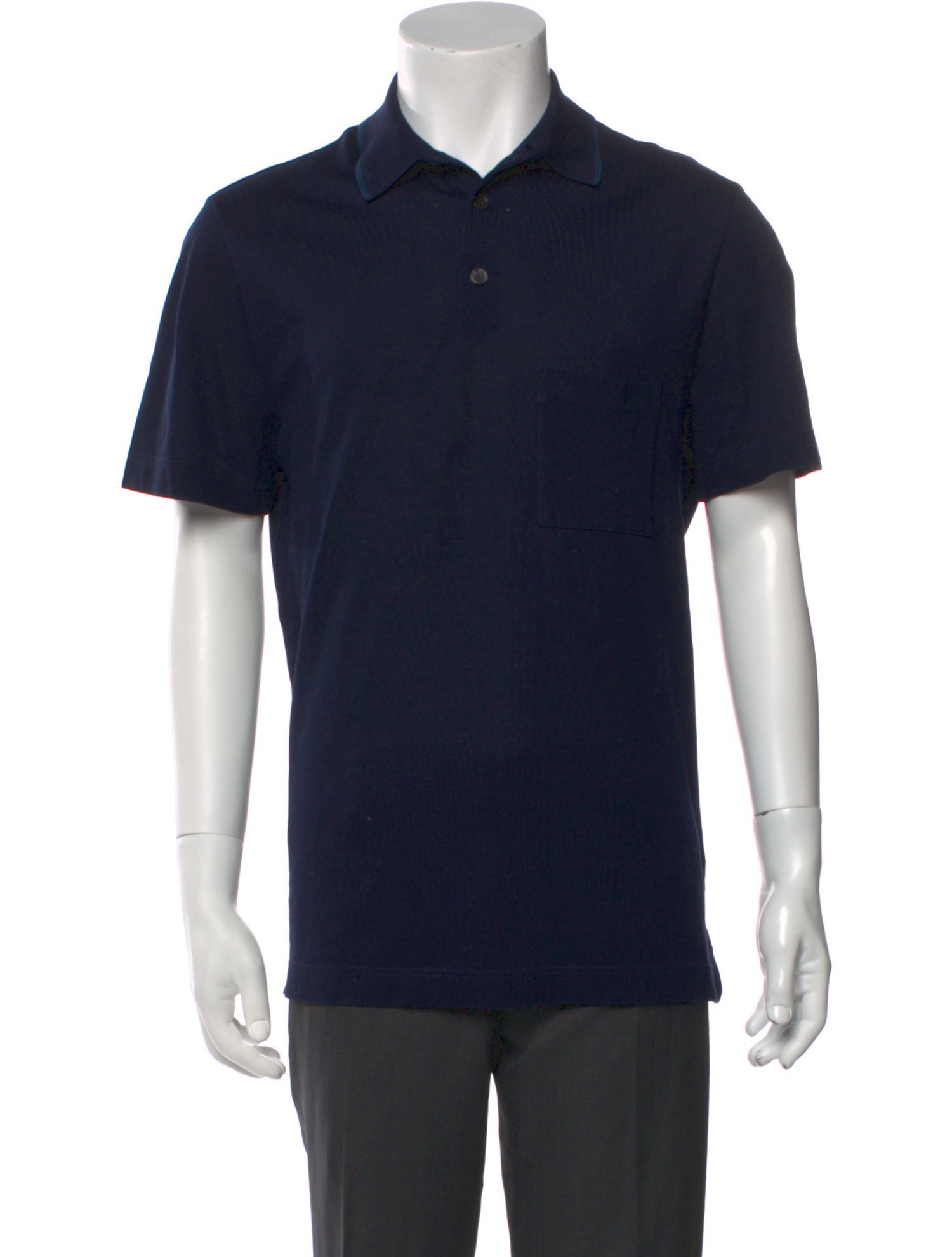 Hermès Crew Neck Short Sleeve Polo Shirt