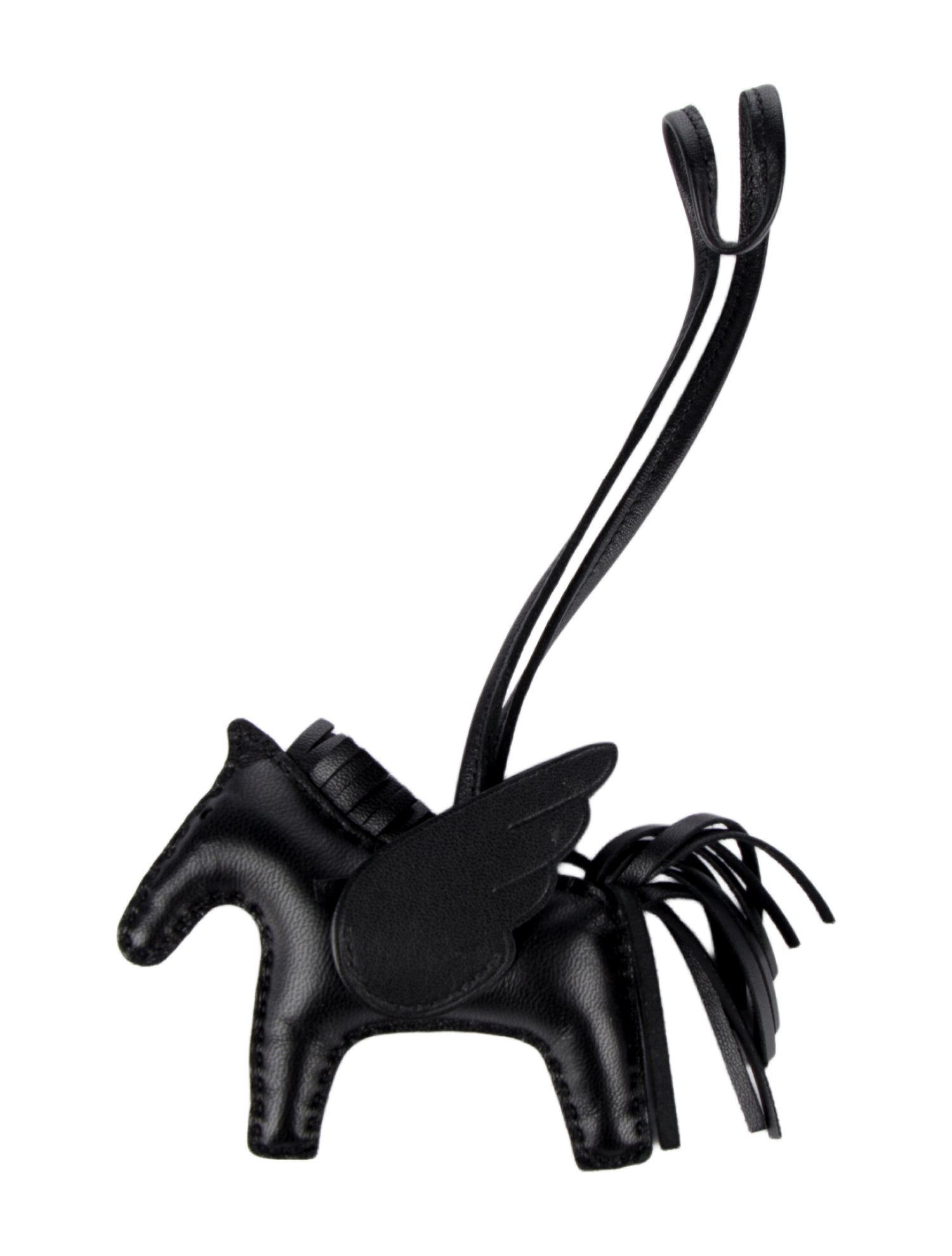 Hermès So Black Milo GriGri Rodeo Pegase Bag Charm PM