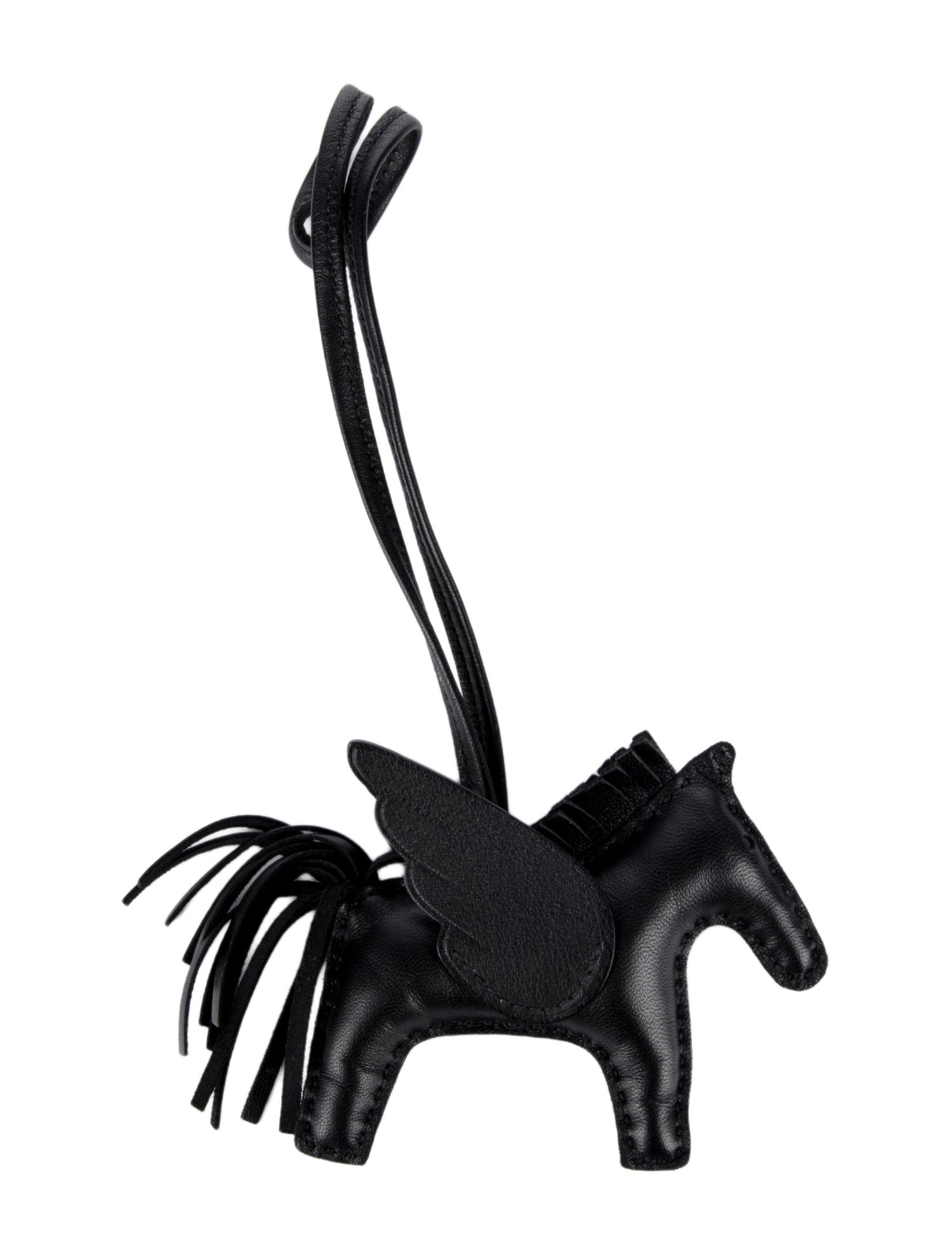Hermès So Black Milo GriGri Rodeo Pegase Bag Charm PM