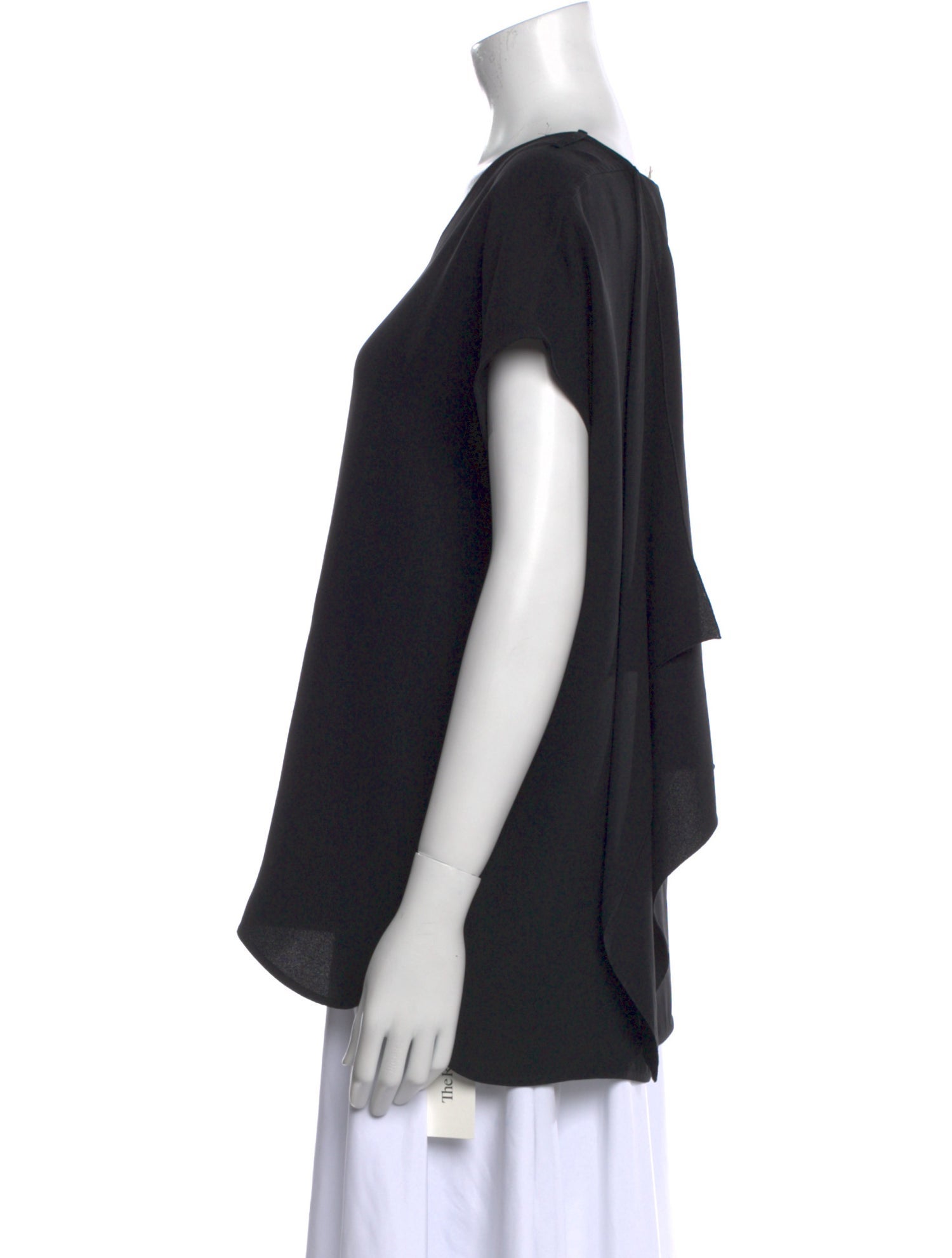 Hermès Silk V-Neck T-Shirt