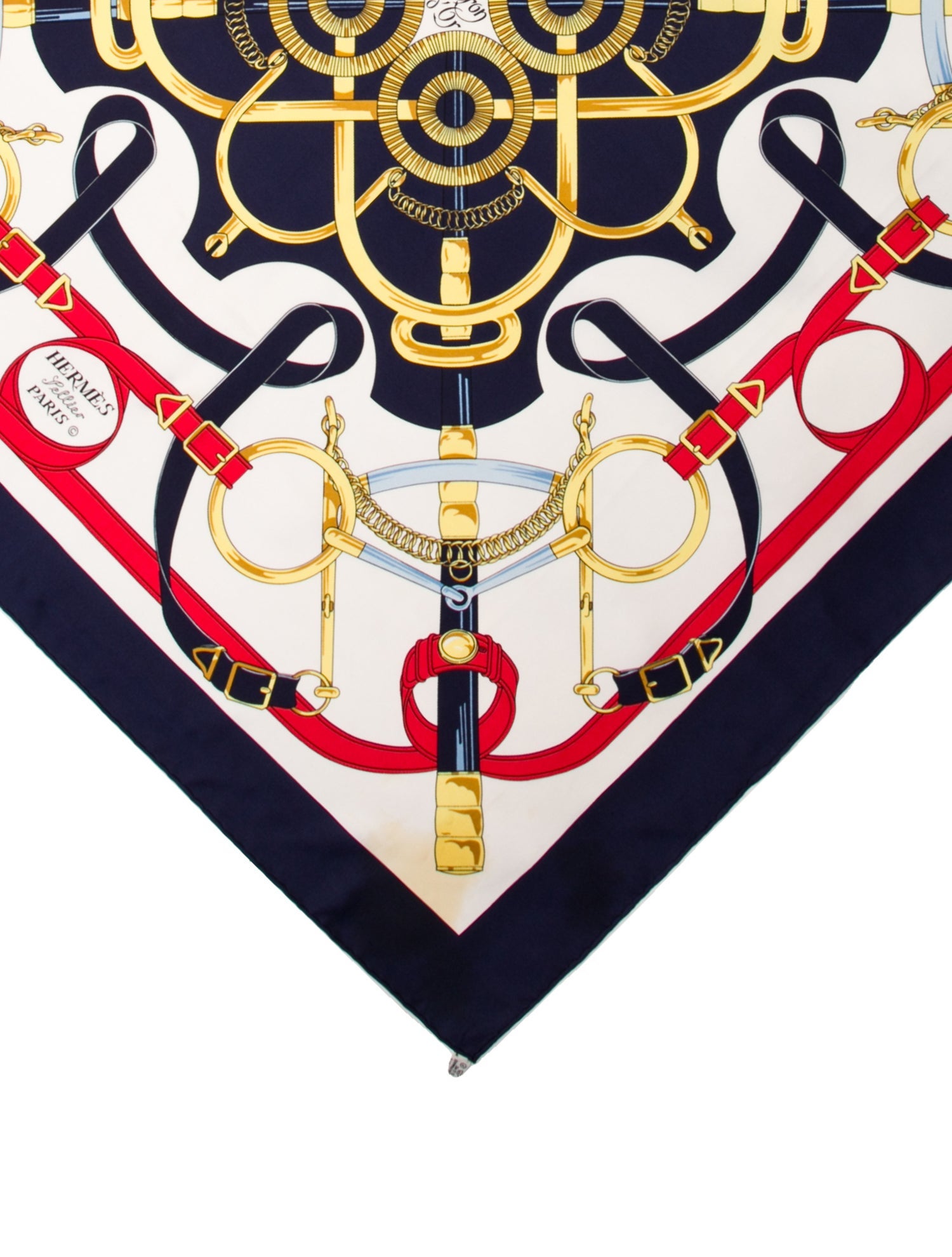 Hermès Eperon D'Or Silk Scarf
