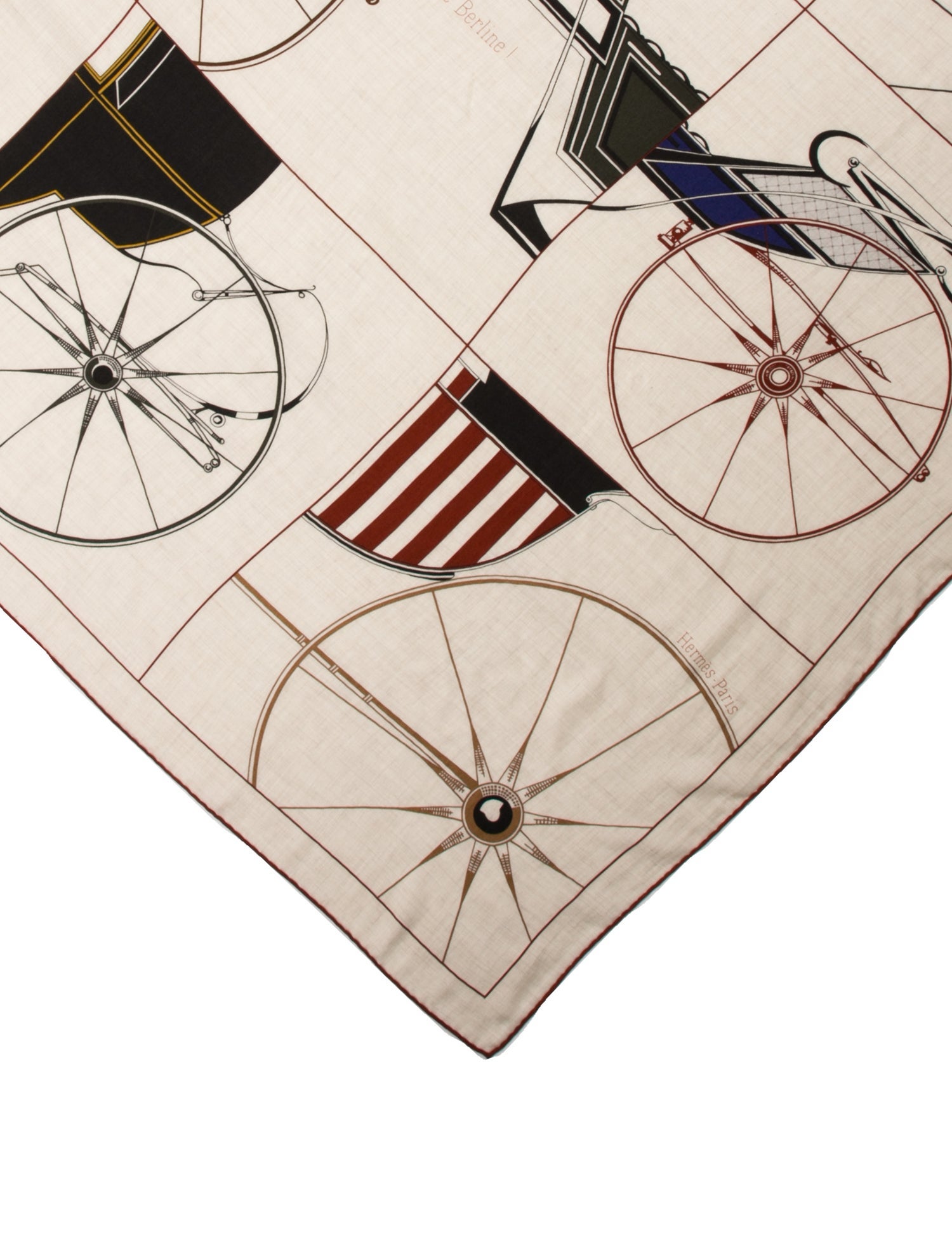 Hermès A Tout Berline Cashmere Scarf