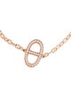 Hermès 18K Diamond Chaine d'Ancre Contour Bracelet