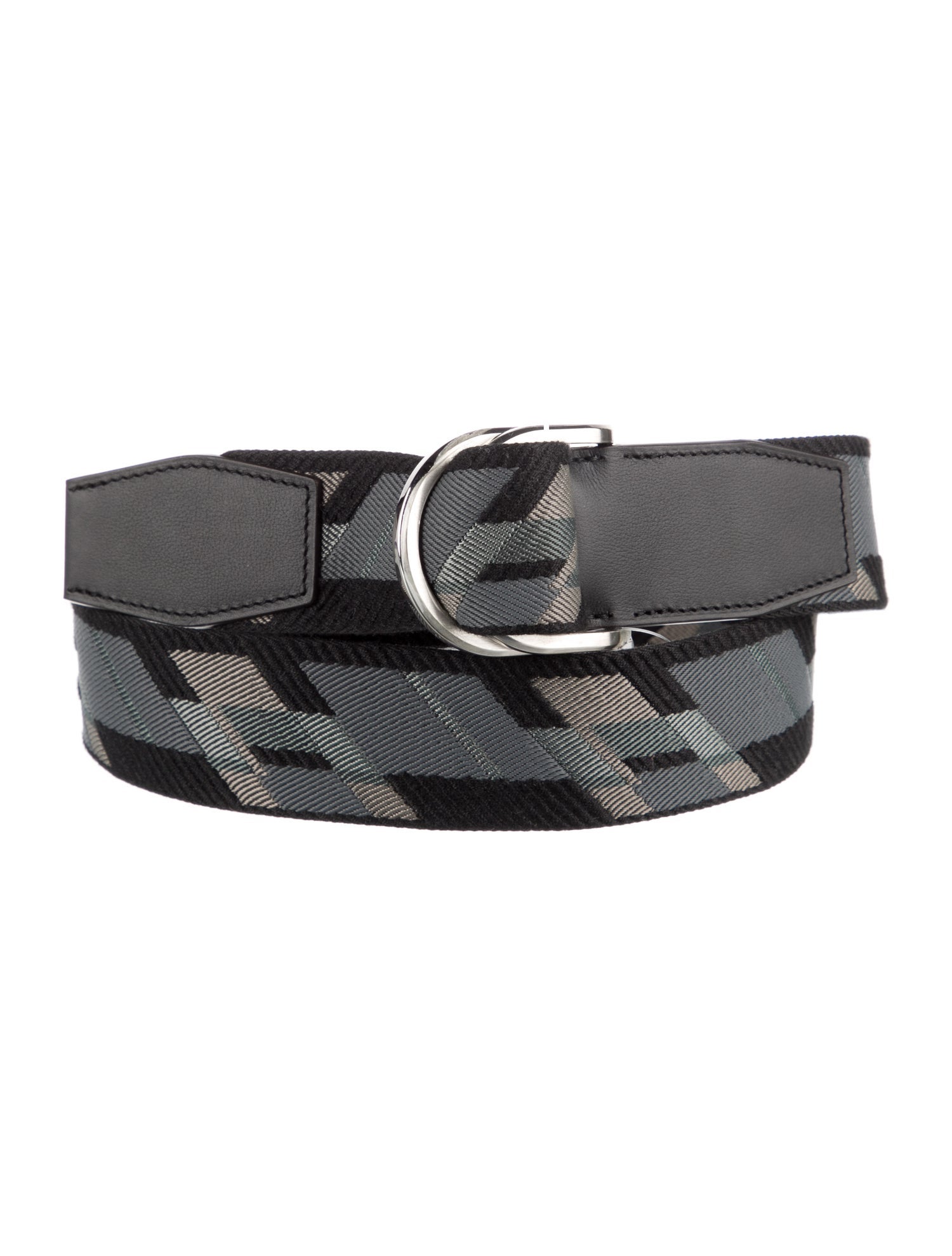 Hermès 42 mm Toile Officier Canvas Belt Strap Belt Strap