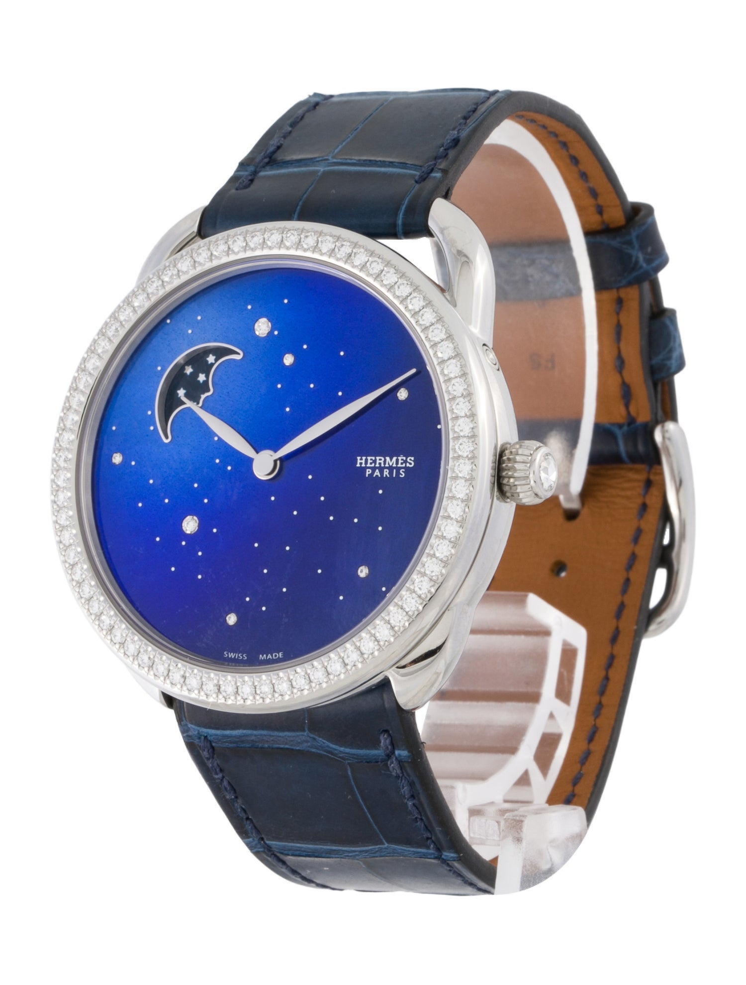 Hermès Arceau Petite Lune ciel étoilé watch