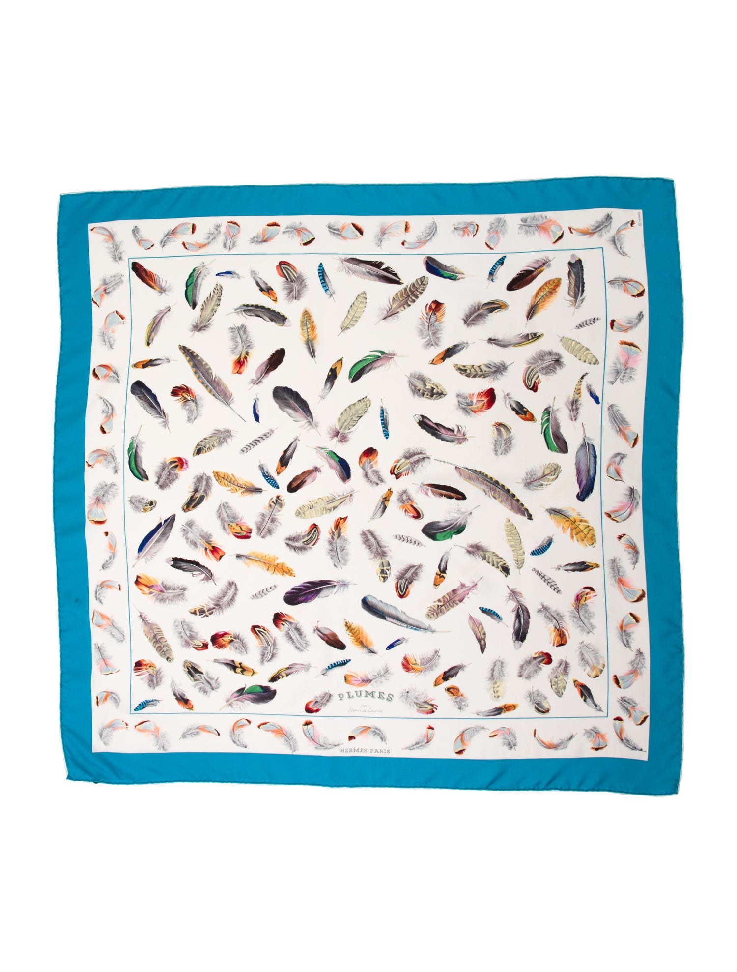 Hermès Les Plumes Silk Scarf