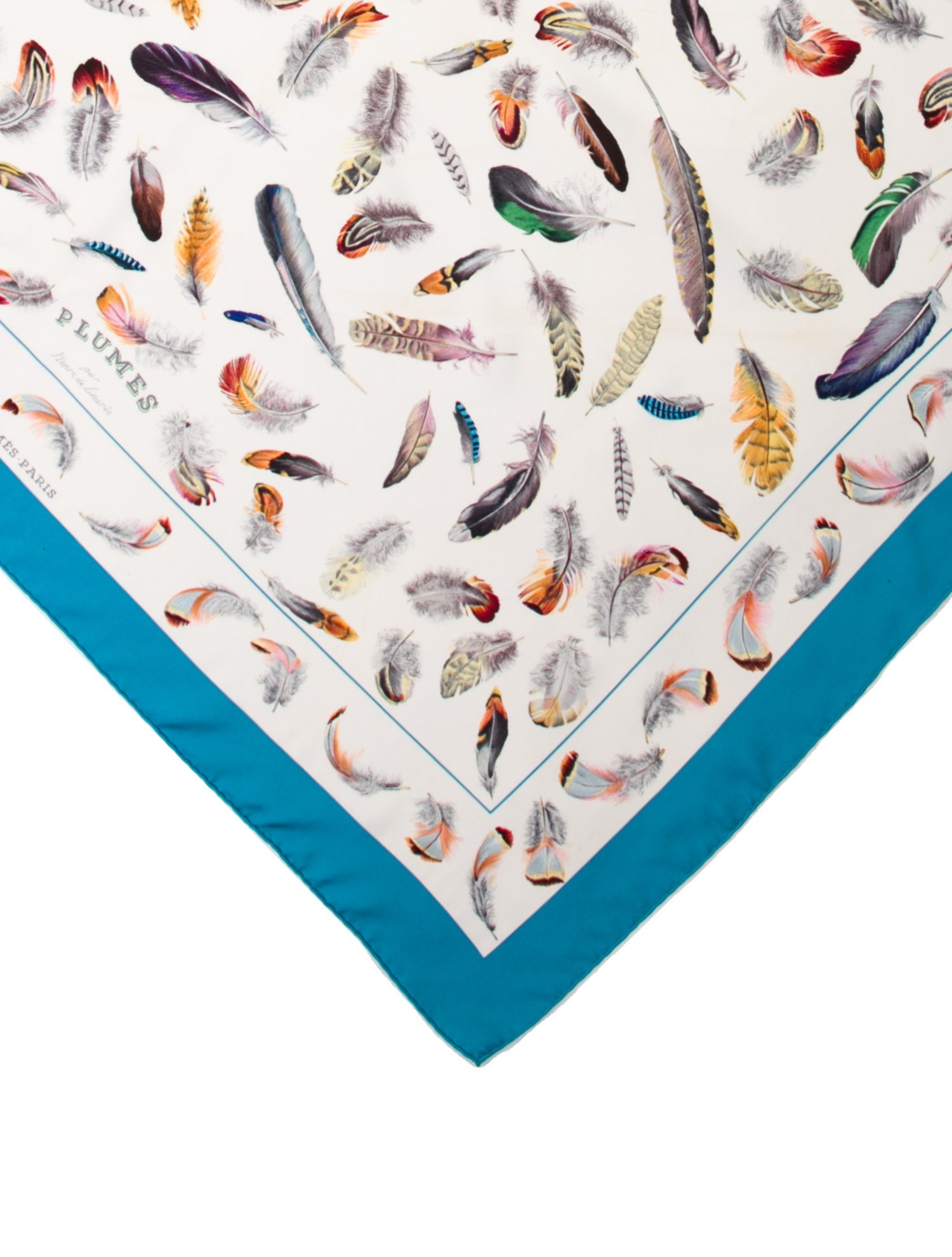 Hermès Les Plumes Silk Scarf