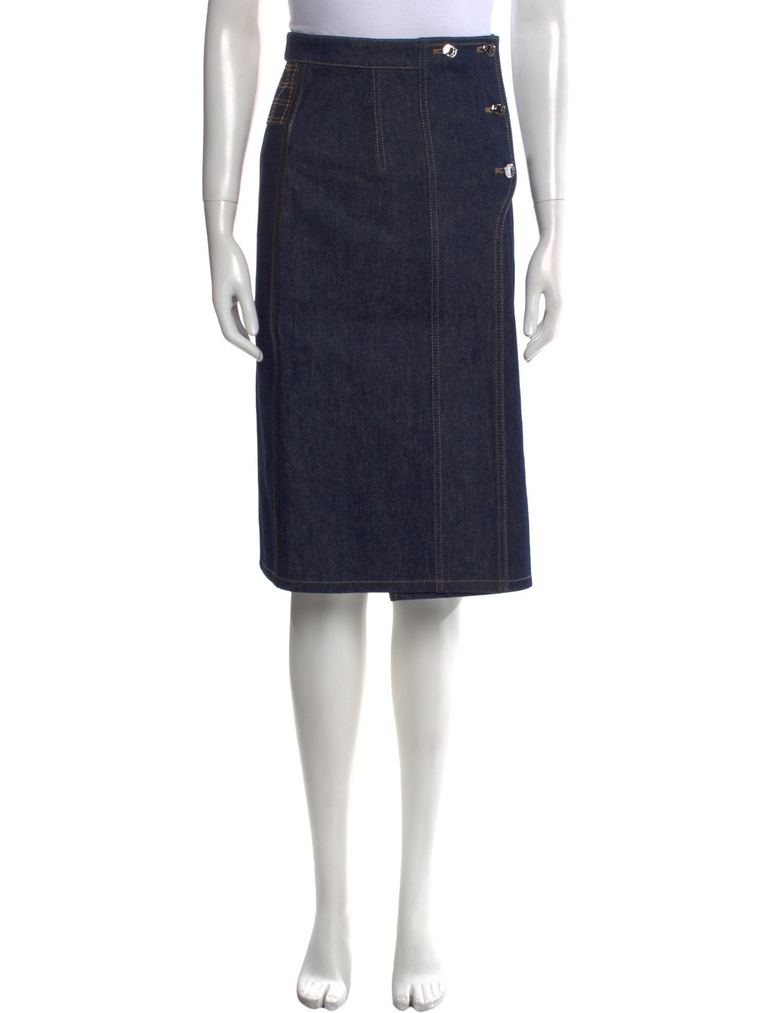 Hermès Knee-Length Skirt w/ Tags