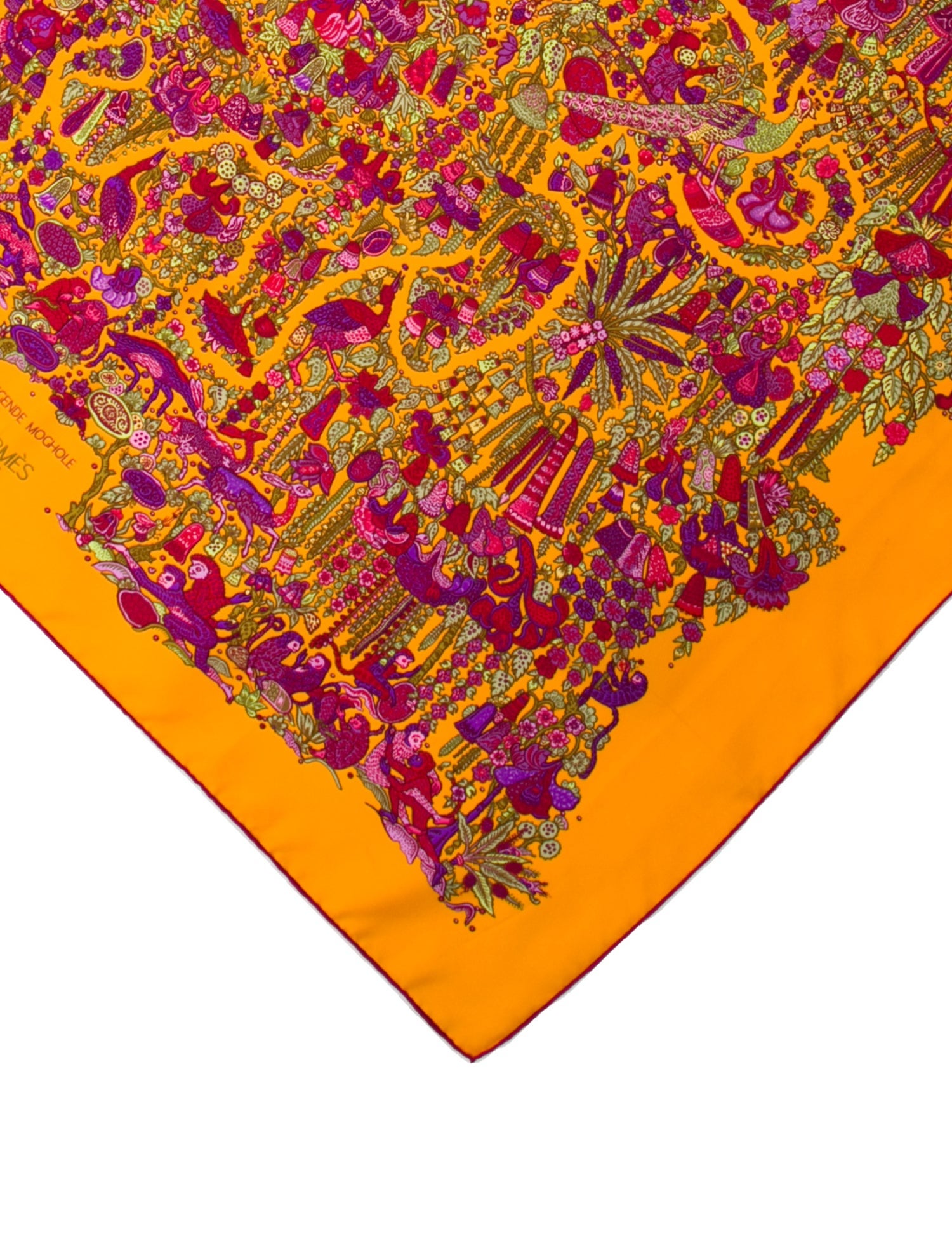 Hermès Legende Moghole Silk Scarf