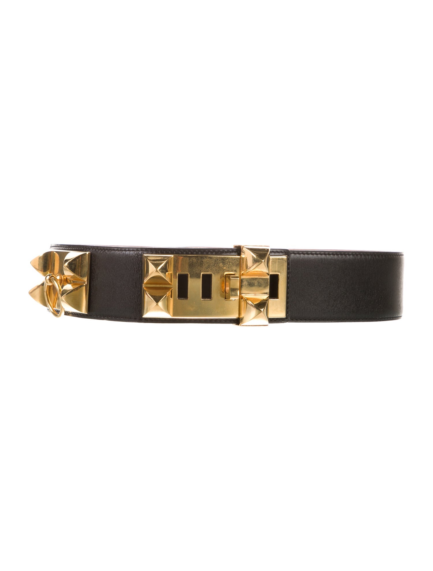 Hermès Vintage Box Leather Collier de Chien Belt