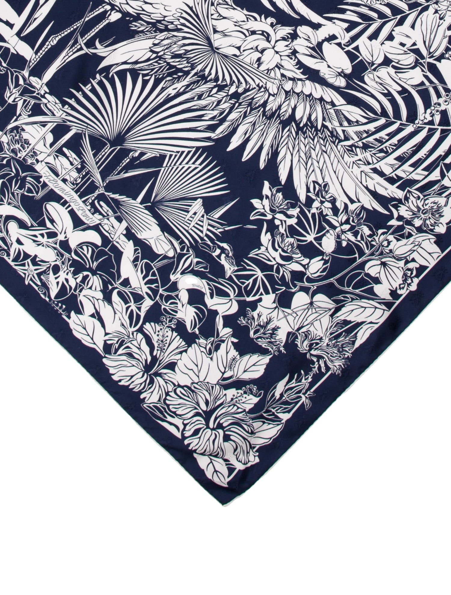 Hermès Flamingo Party Silk Scarf w/ Tags