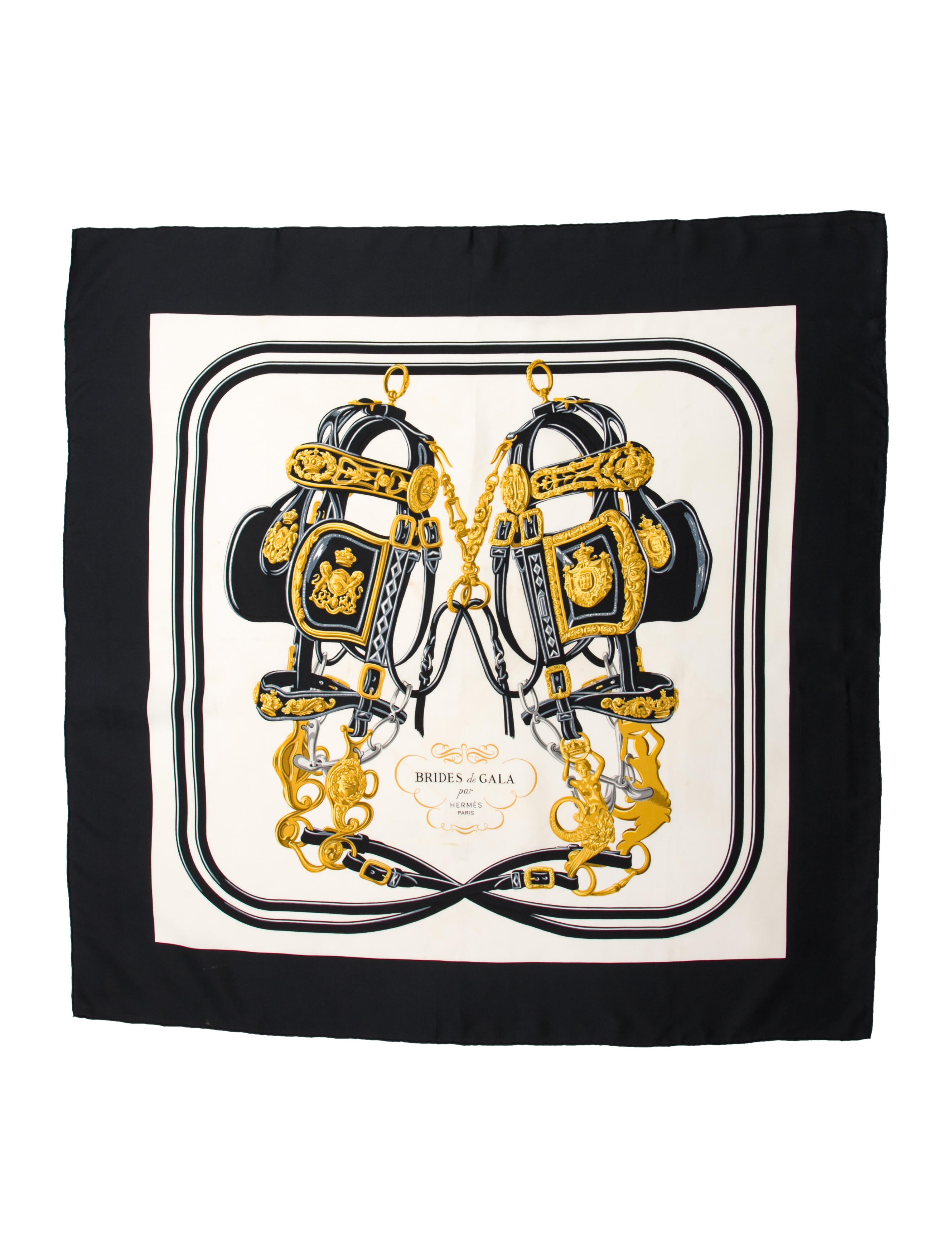 Hermès Brides de Gala Silk Scarf