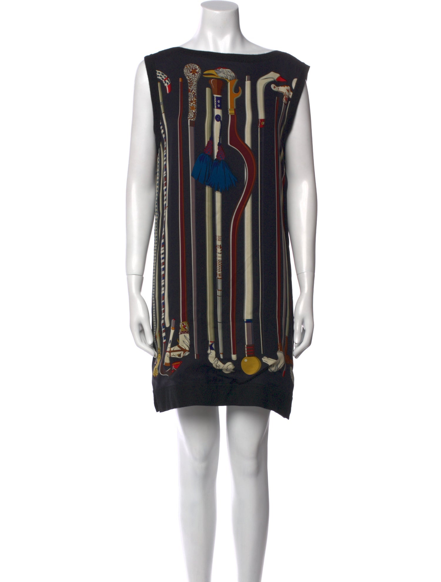 Hermès Printed Mini Dress