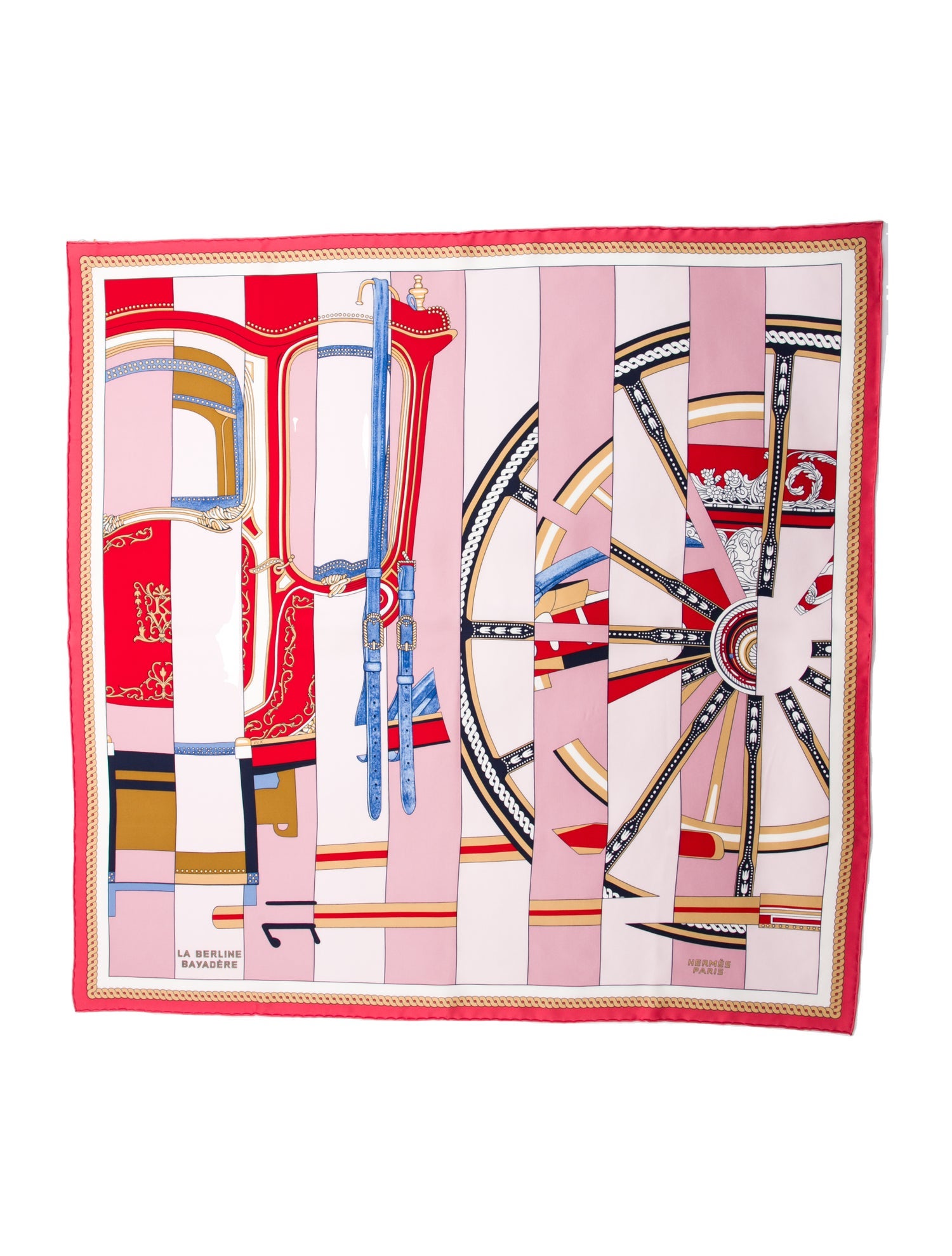 Hermès La Berline Bayadere Silk Scarf w/ Tags