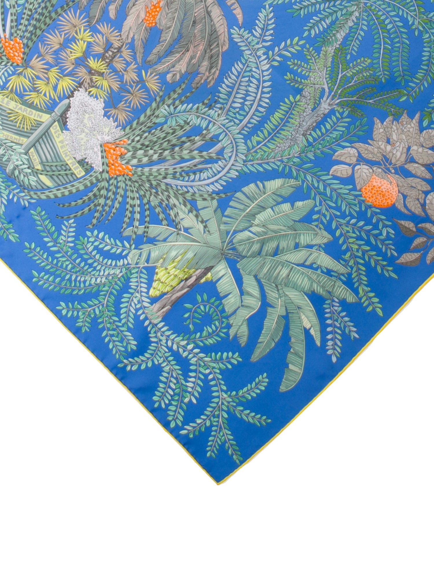 Hermès Le Jardin Des Peintres Double Face Silk Scarf