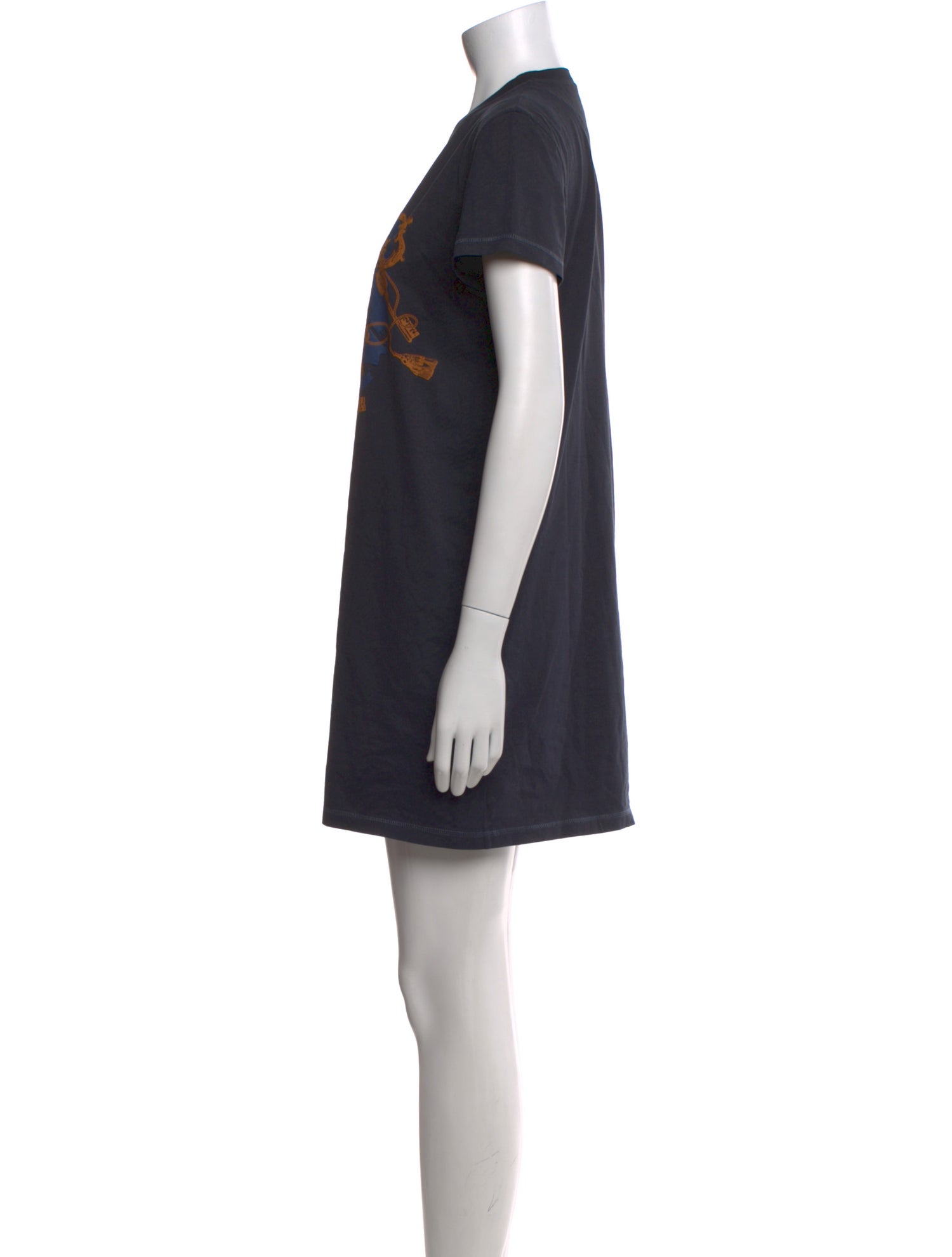 Hermès Graphic Print Mini Dress