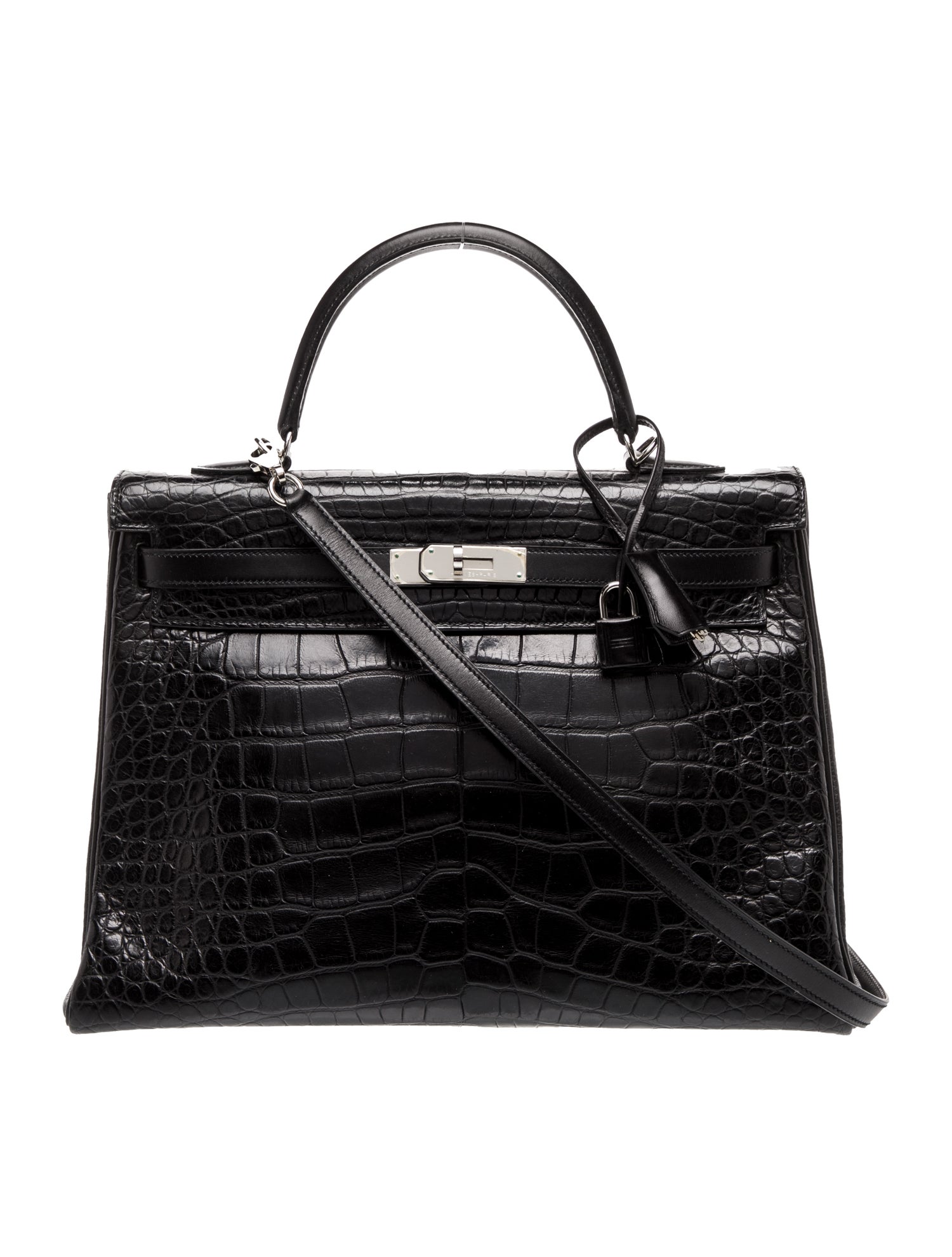 Hermès Matte Alligator Kelly II Retourne 35