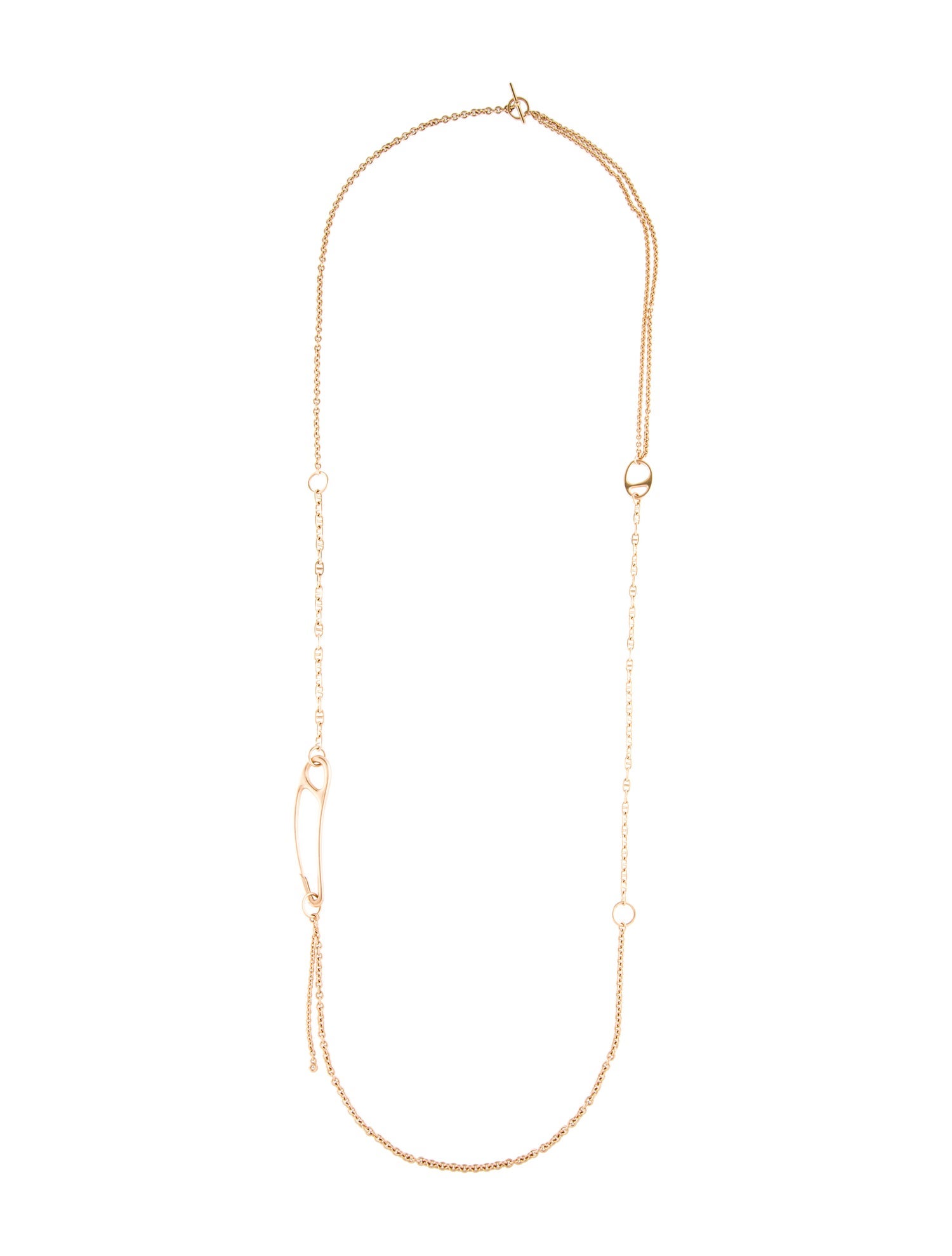 Hermès 18K Diamond Very Large Chaine d'Ancre Punk Necklace