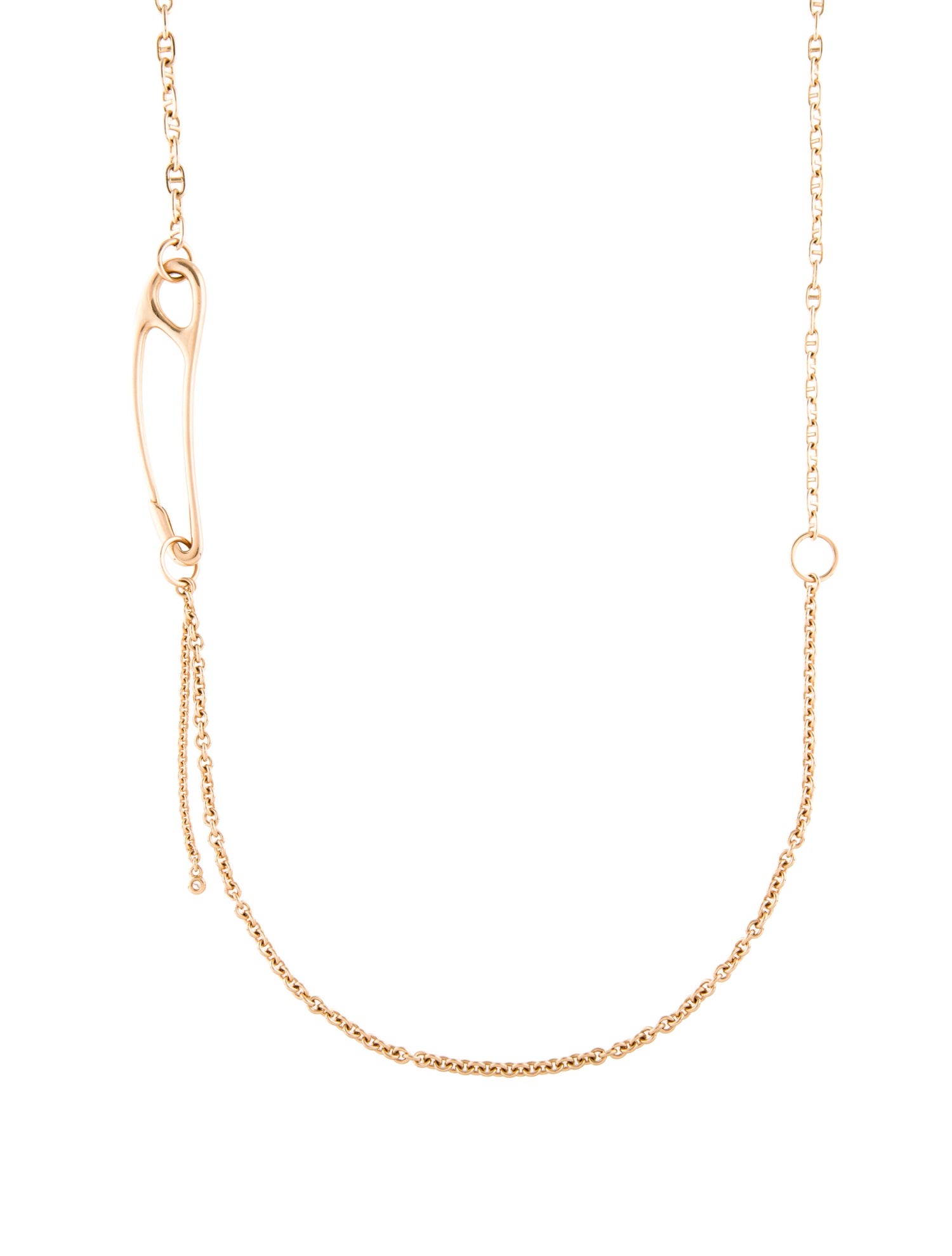 Hermès 18K Diamond Very Large Chaine d'Ancre Punk Necklace