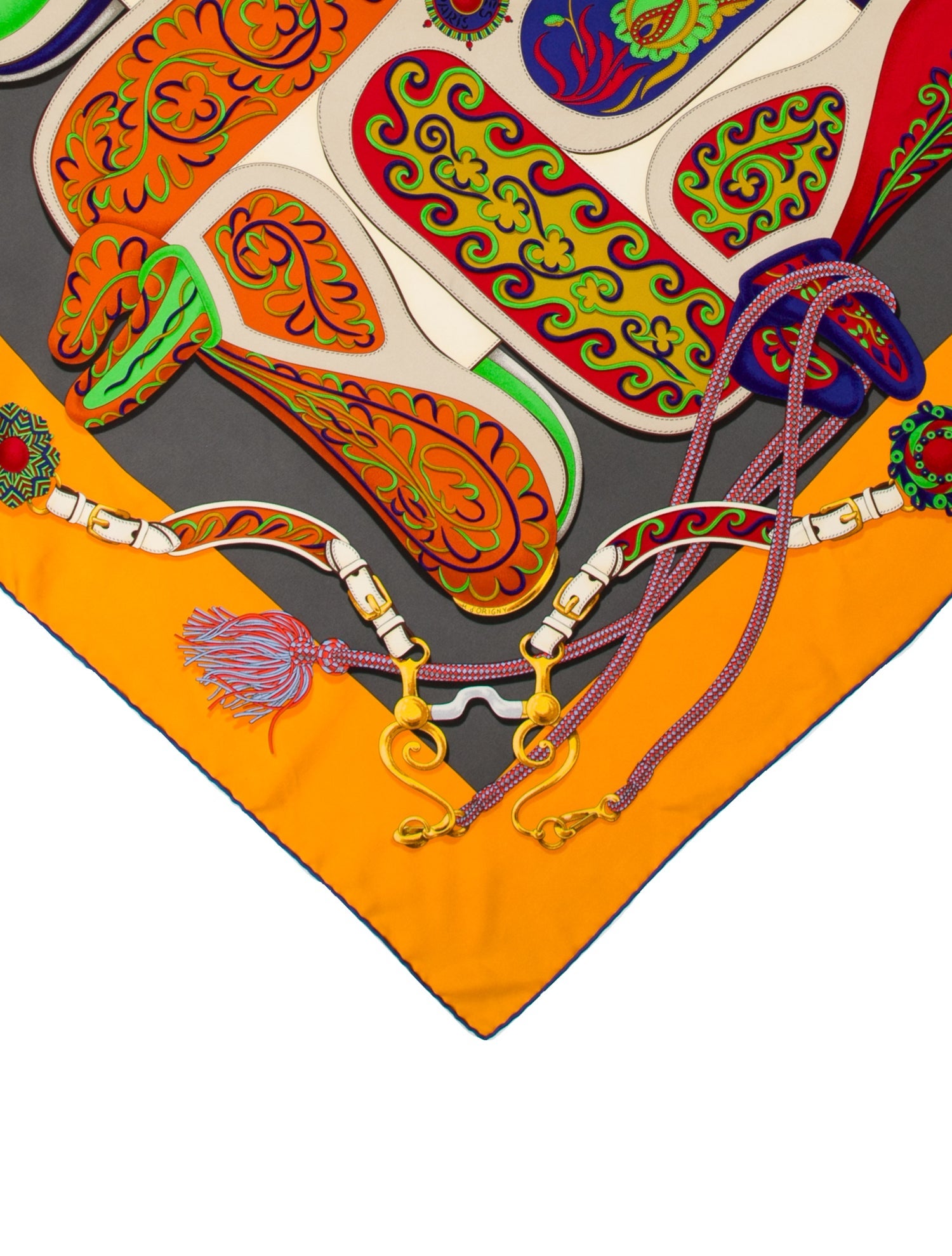 Hermès Festival des Amazones Silk Scarf