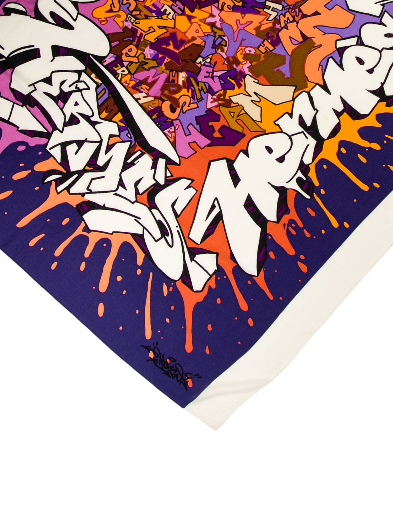 Hermès Graffiti Cashmere Scarf
