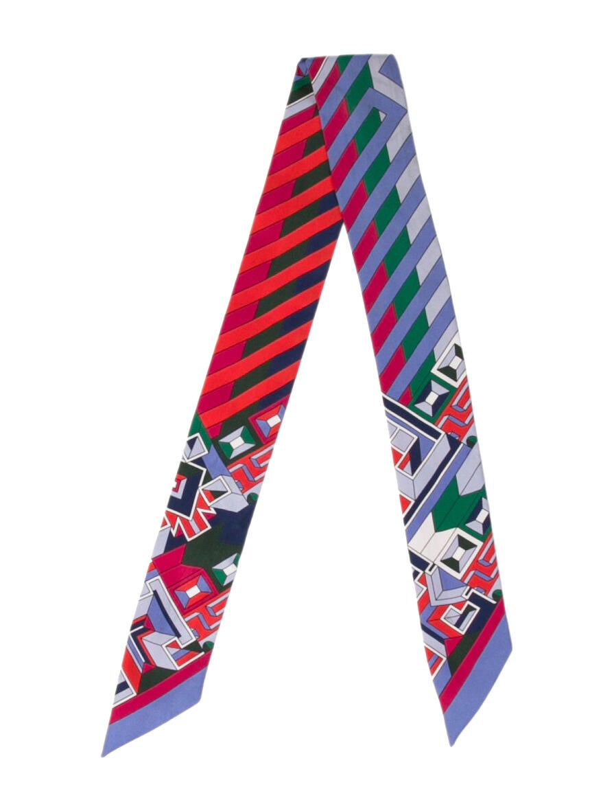 Hermès Le Fil d'Ariane Silk Twilly Scarf
