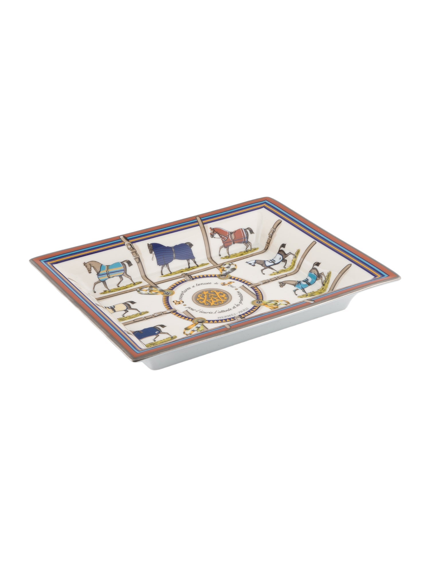 Hermès Couvertures et Tenues de Jour Change Tray