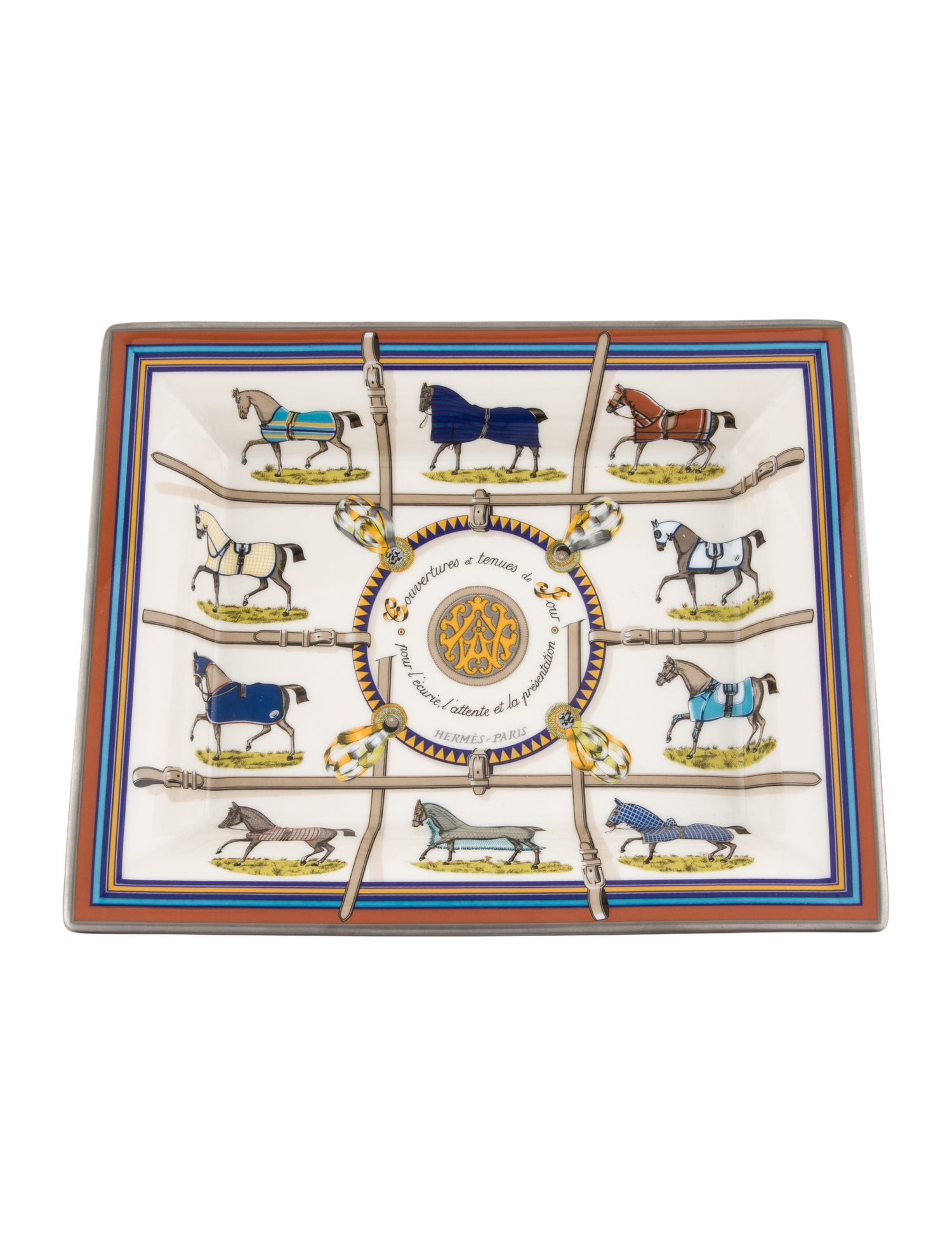 Hermès Couvertures et Tenues de Jour Change Tray