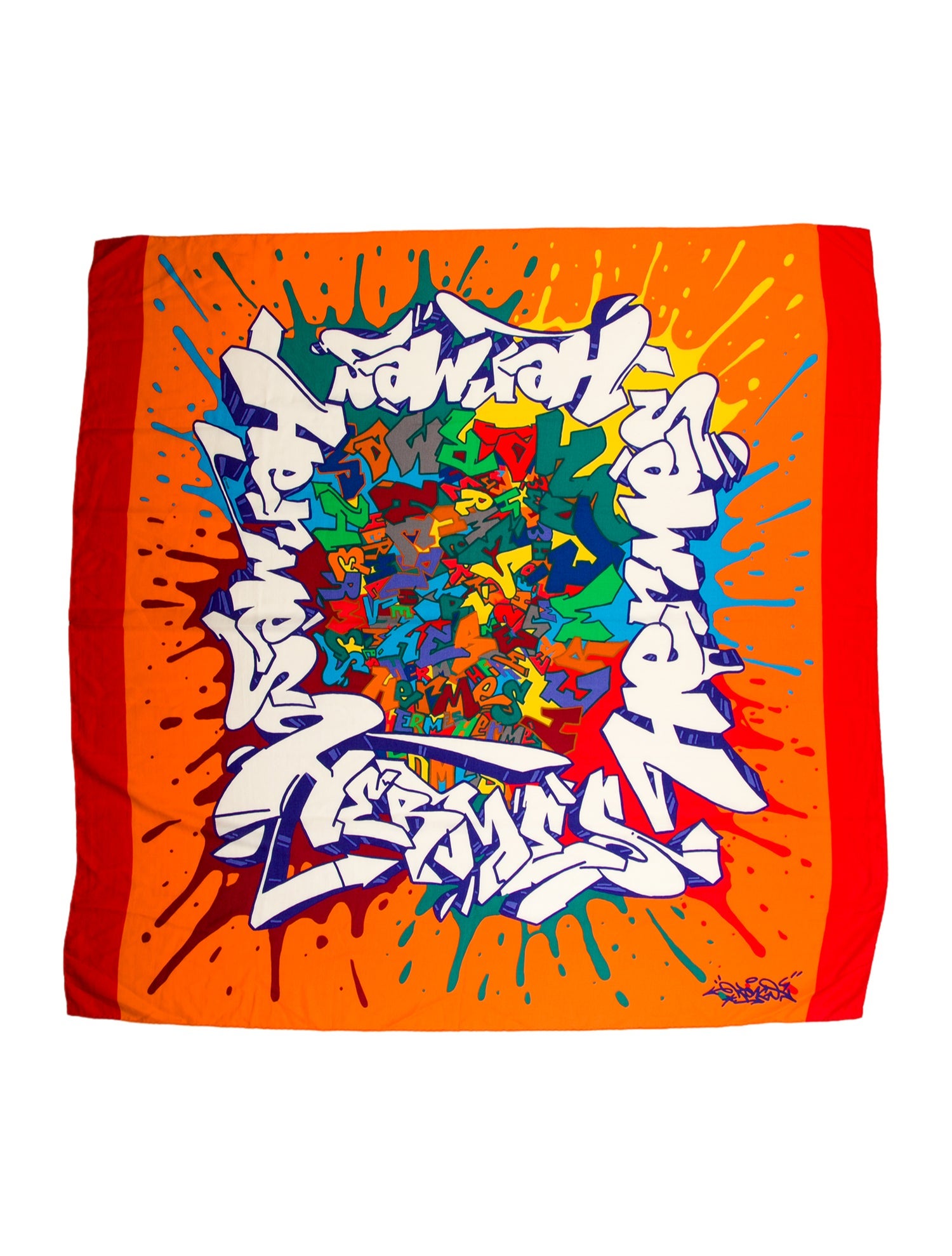 Hermès Graffiti Scarf