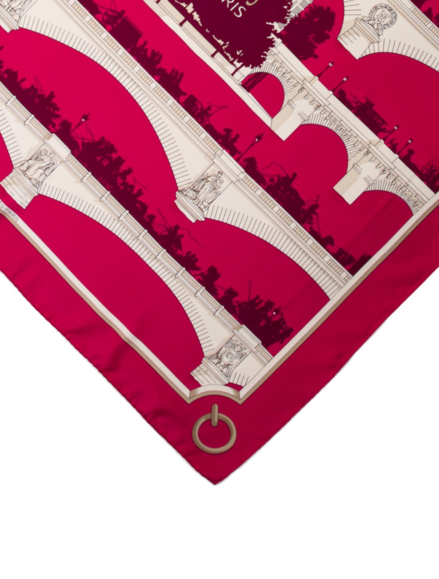 Hermès Les Ponts De Paris Silk Scarf
