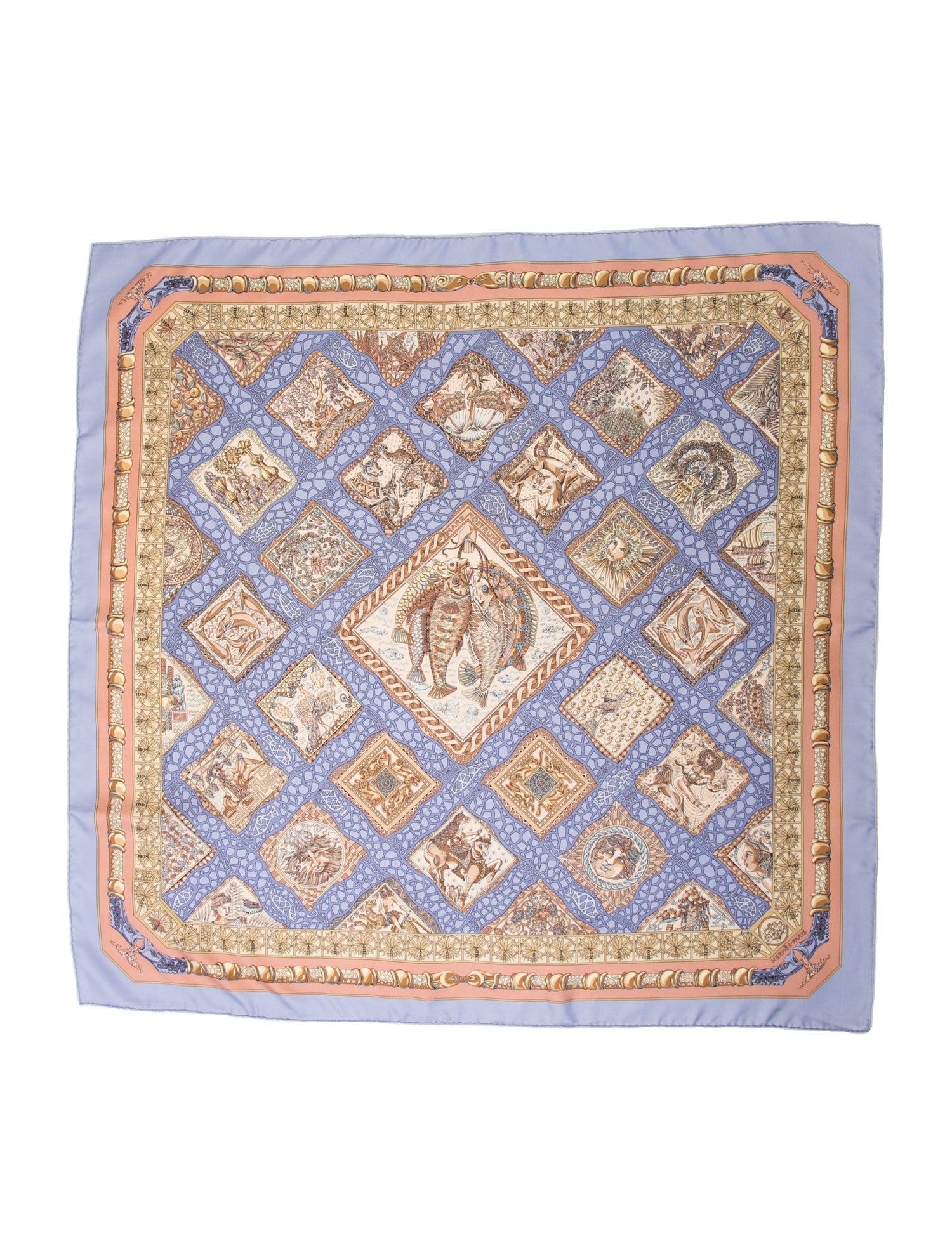 Hermès Mare Nostrum Silk Scarf w/ Tags