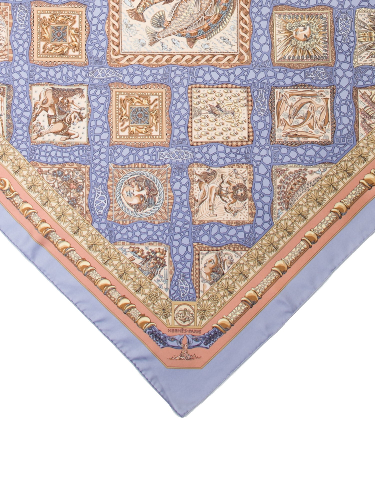 Hermès Mare Nostrum Silk Scarf w/ Tags