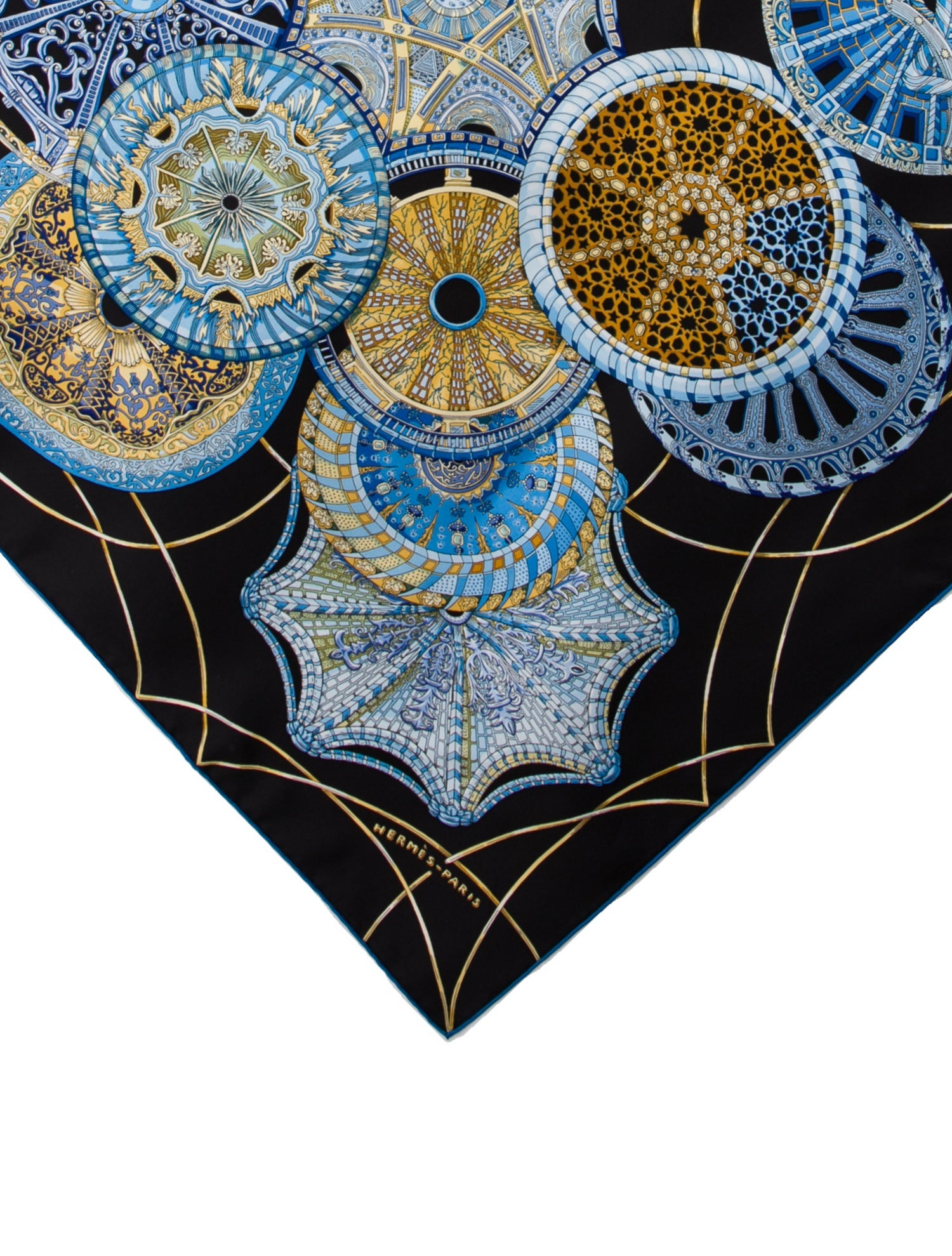 Hermès Les Dômes Célestes Silk Scarf