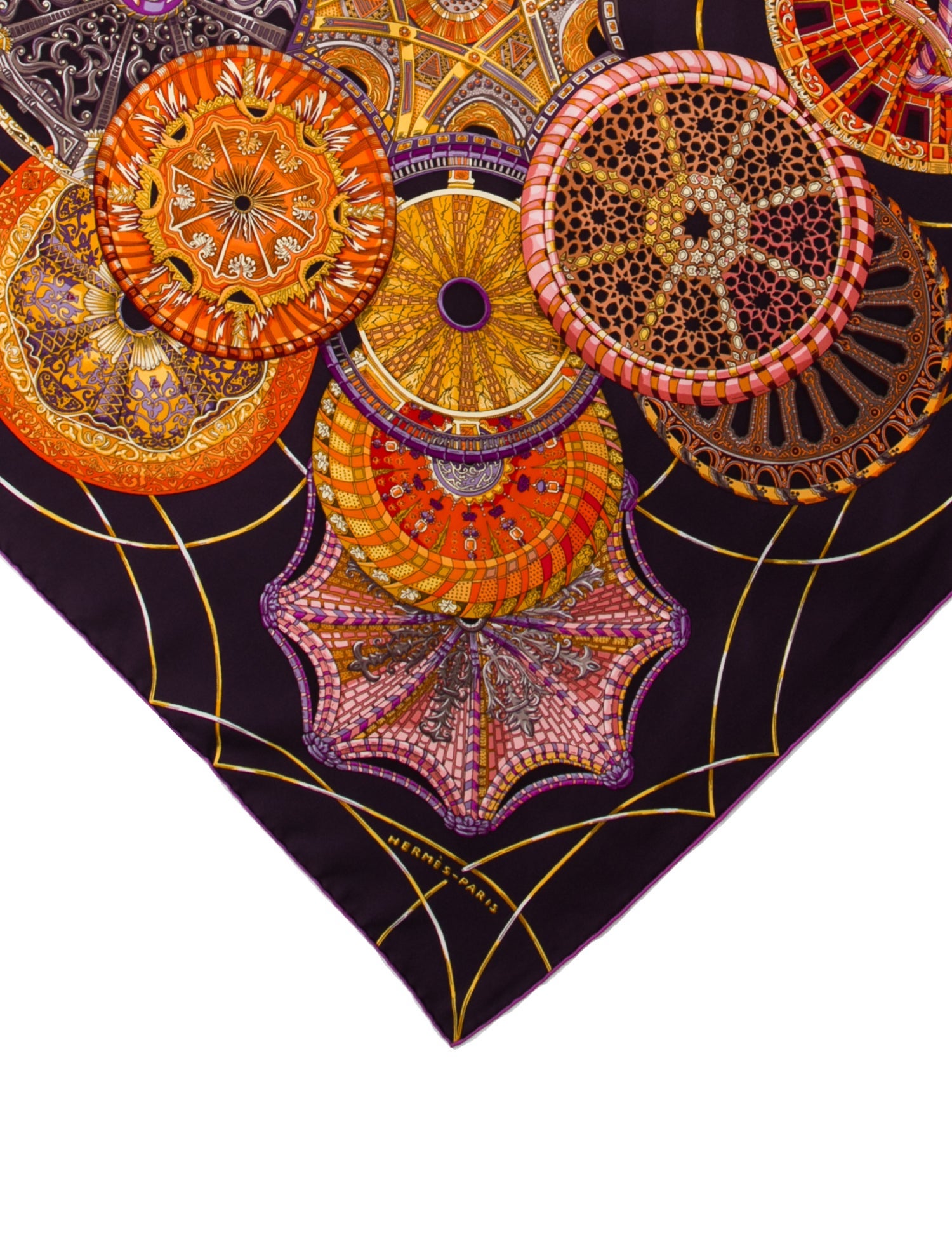 Hermès Les Dômes Célestes Silk Scarf w/ Tags