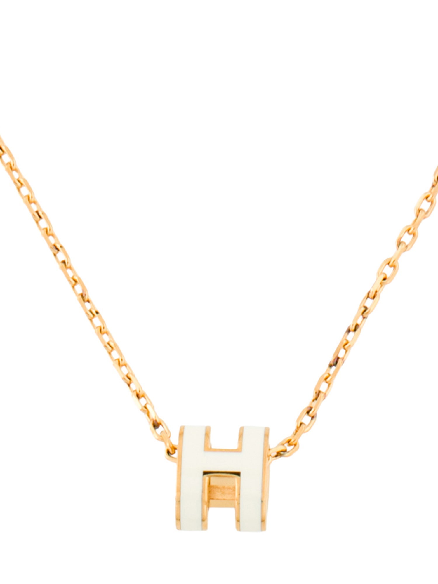 Hermès Mini Pop H Pendant Necklace