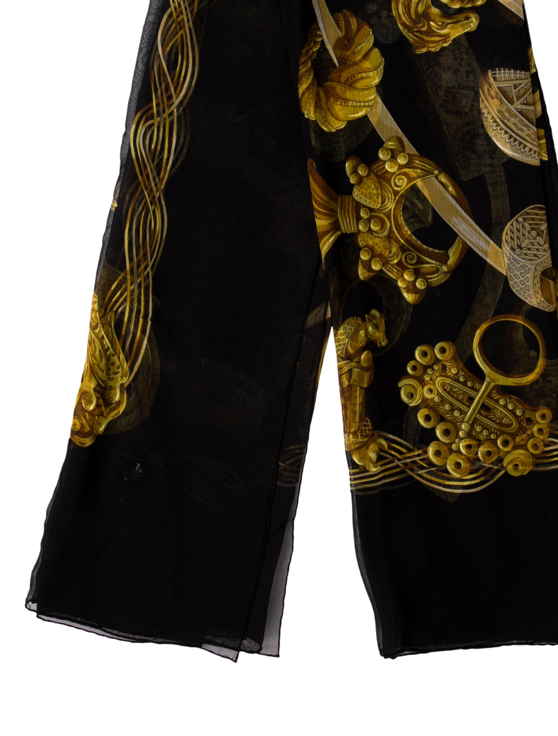 Hermès Alliances Du Monde Mousseline Silk Shawl